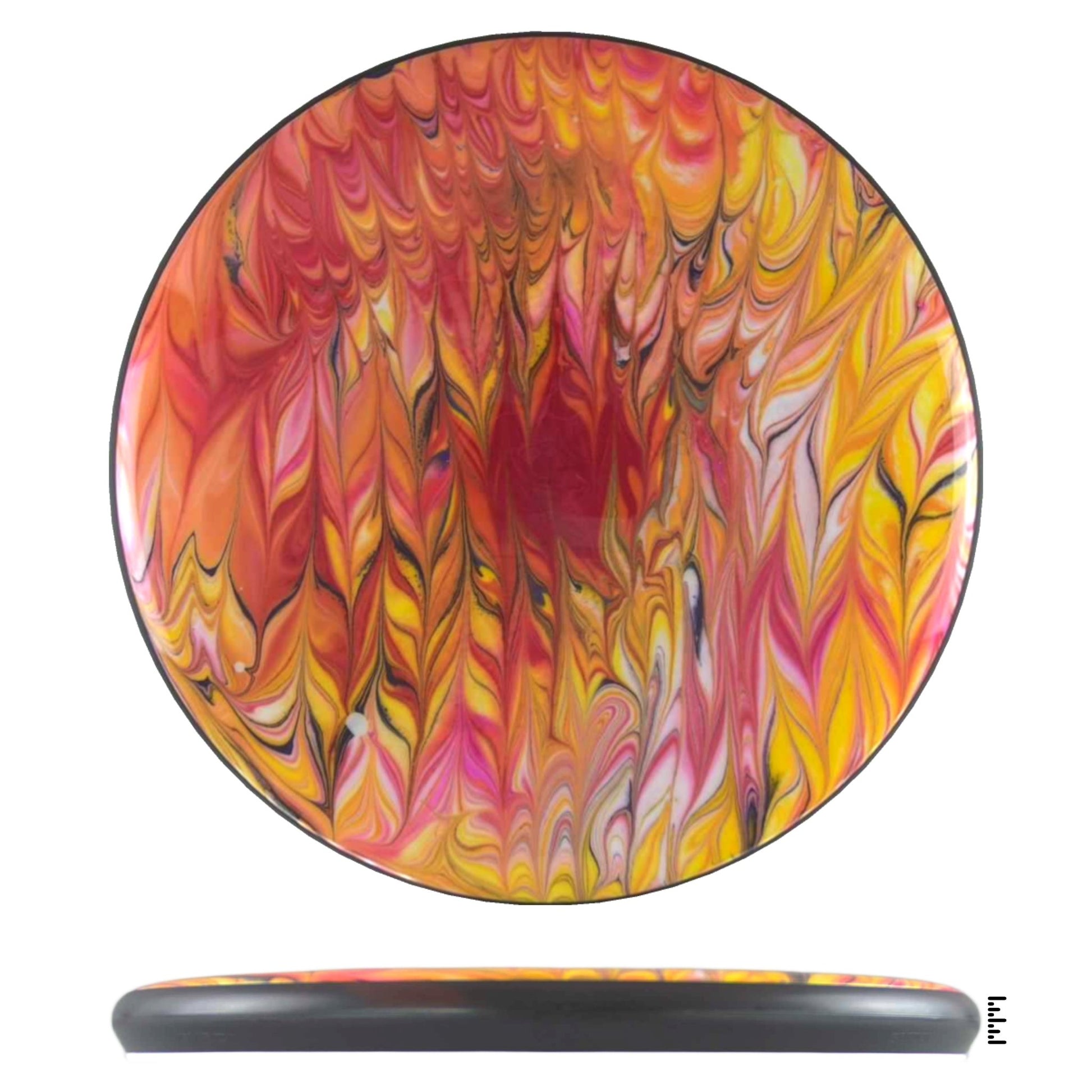 MVP Disc Sports Neutron Soft Glitch - Custom Dye - Flames - 152 - Powergrip USA