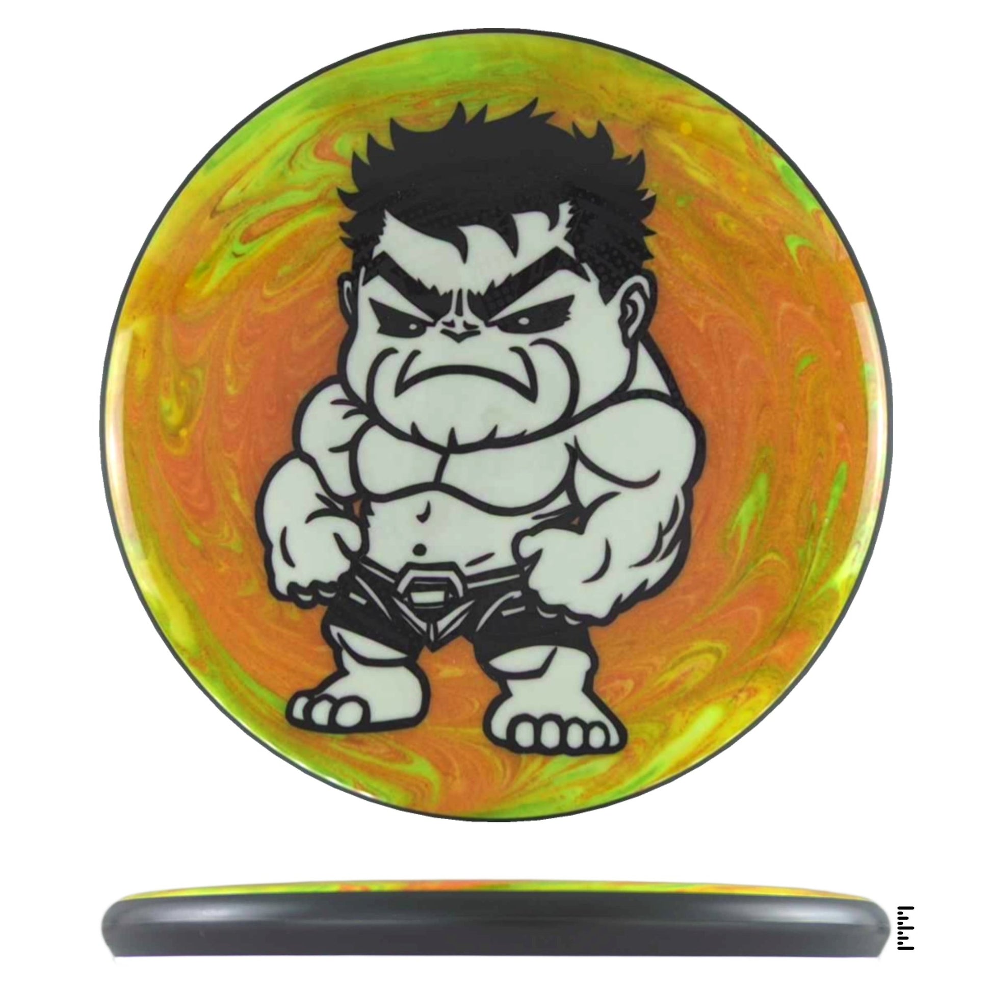 MVP Disc Sports Neutron Soft Glitch - Custom Dye - Little Green Strong Guy - 152 - Powergrip USA