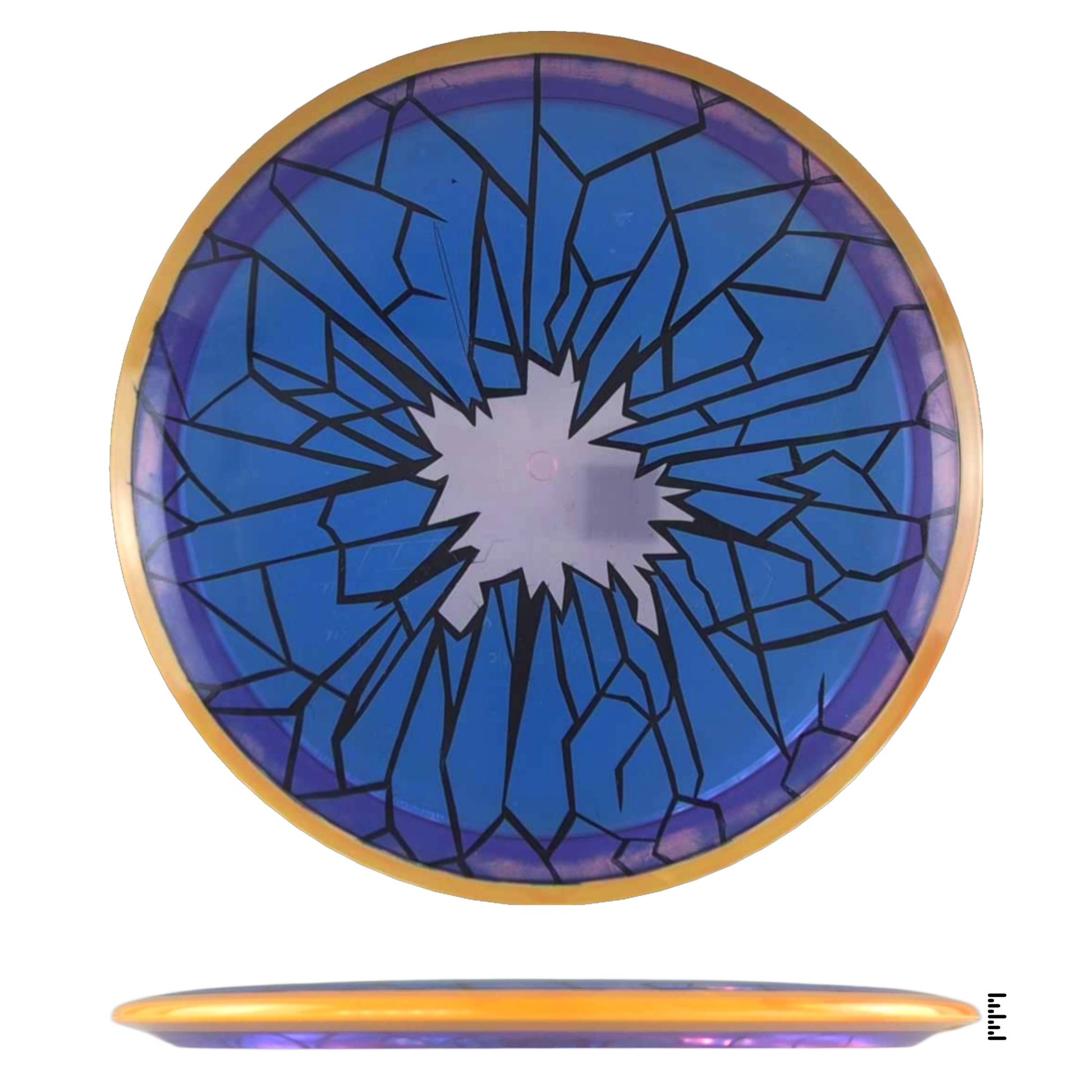 Axiom Discs Neutron Crave - Custom Dye - Broken Glass - Unique - Powergrip USA