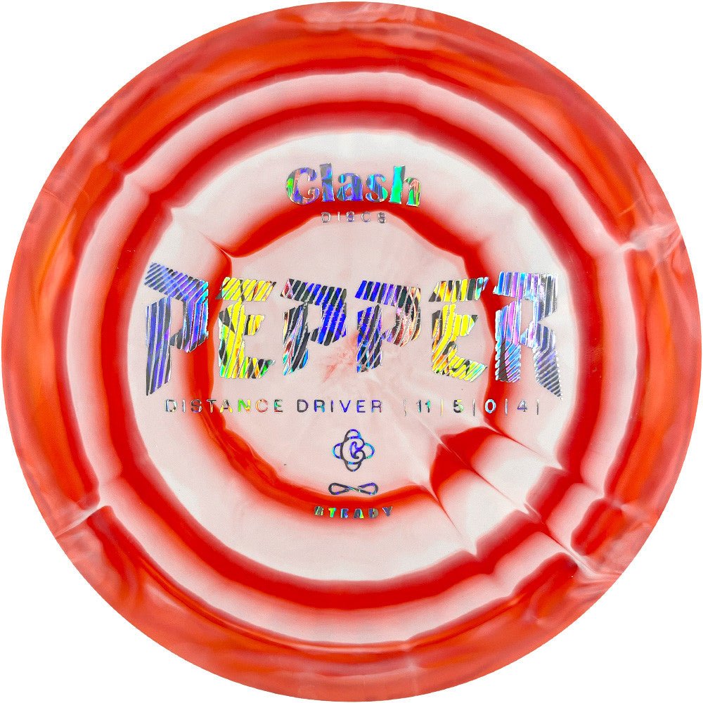 Clash Discs Steady Ring Pepper - Red - Powergrip USA