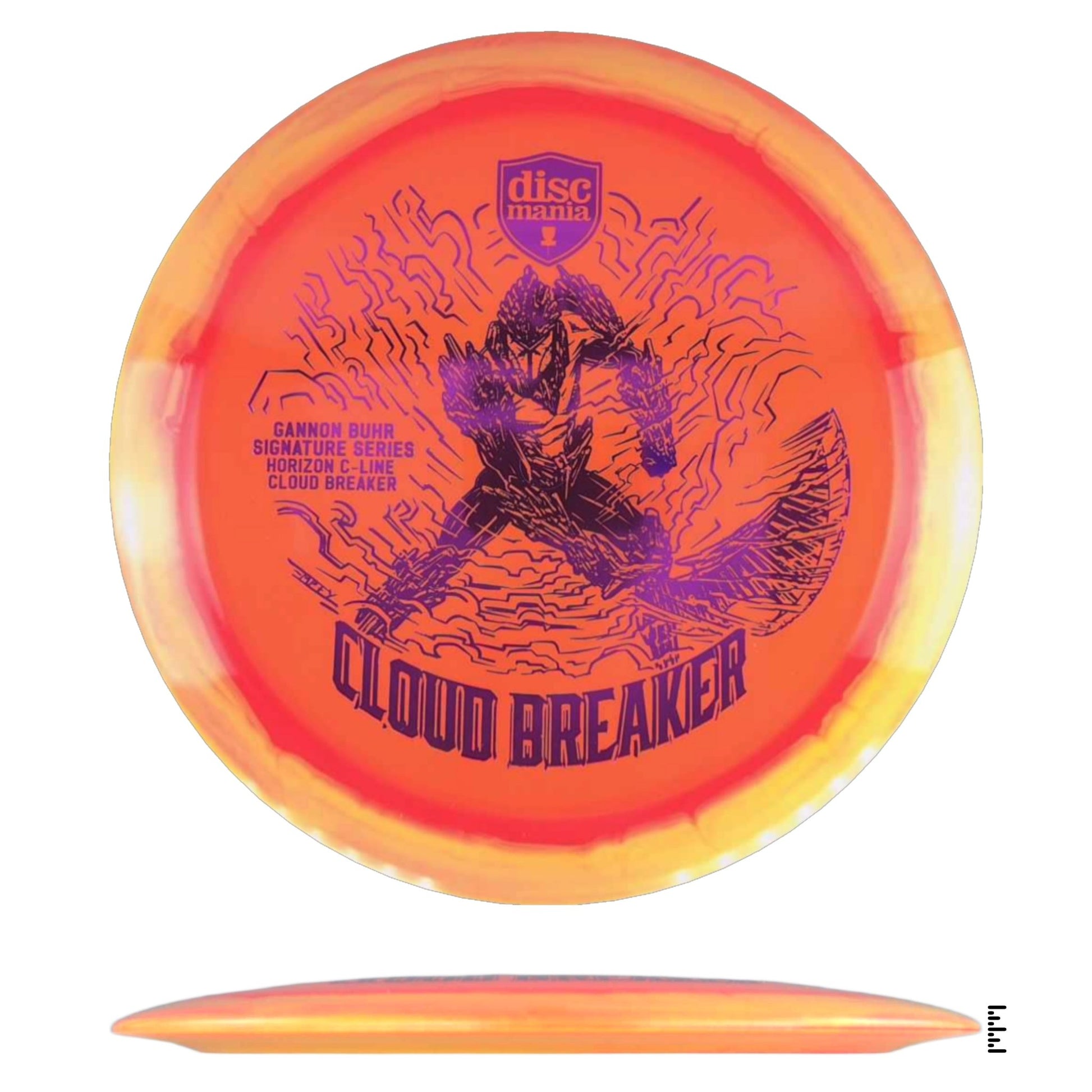Discmania Horizon C - Line Cloud Breaker - Gannon Buhr Signature Series - Orange / Yellow - Powergrip USA