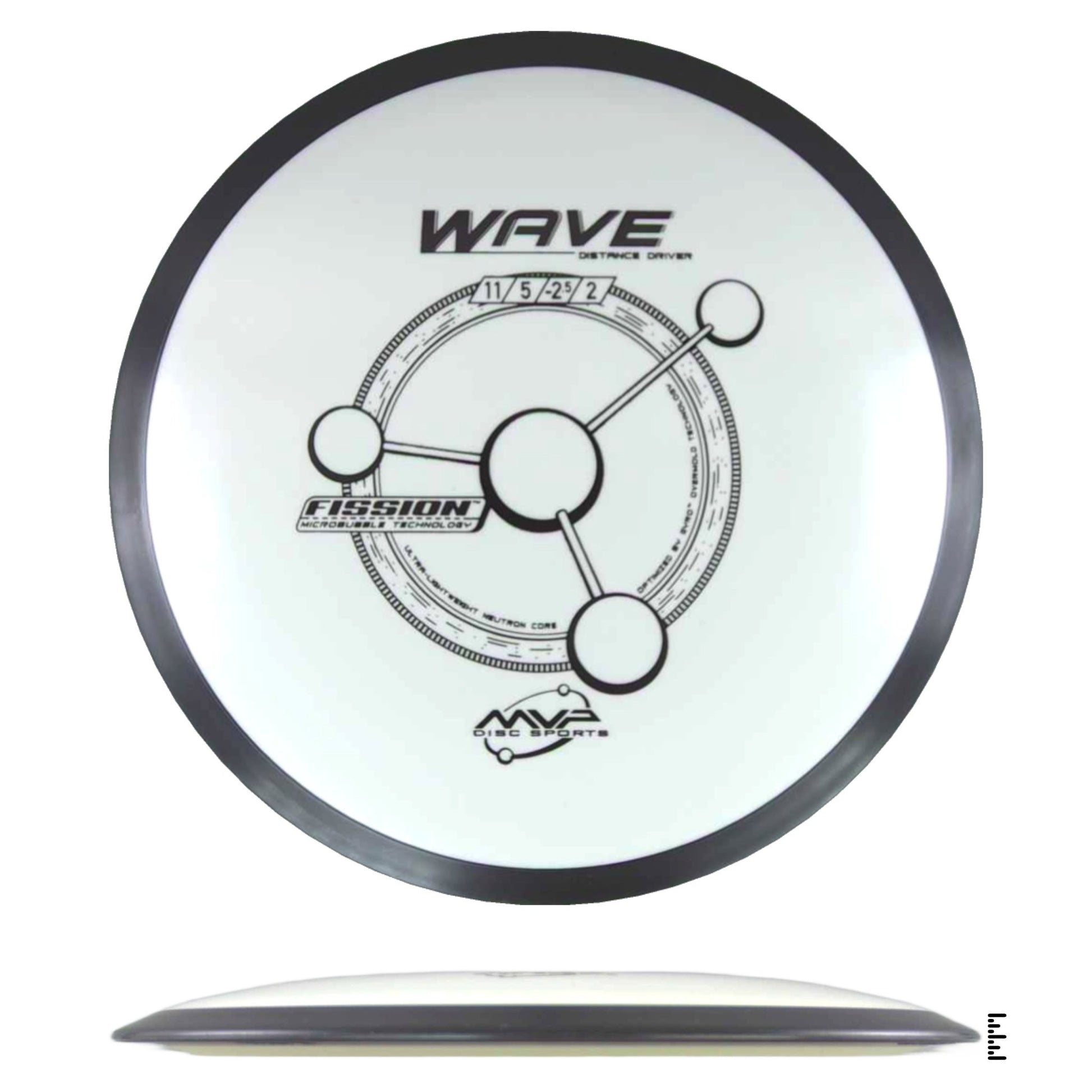 MVP Disc Sports Fission Wave - White - Powergrip USA