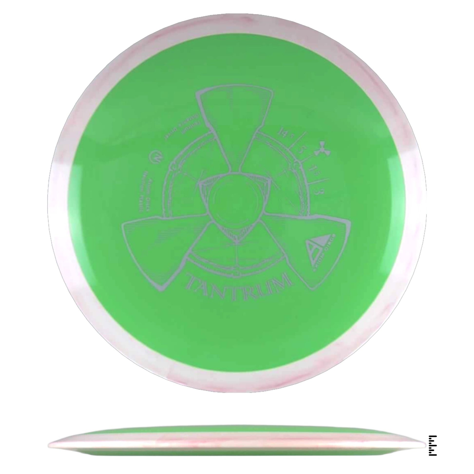 Axiom Discs Neutron Tantrum - Green / Off - White - Powergrip USA