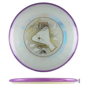 Axiom Discs Prism Plasma Pyro Factory Misprint - White / Violet - Powergrip USA