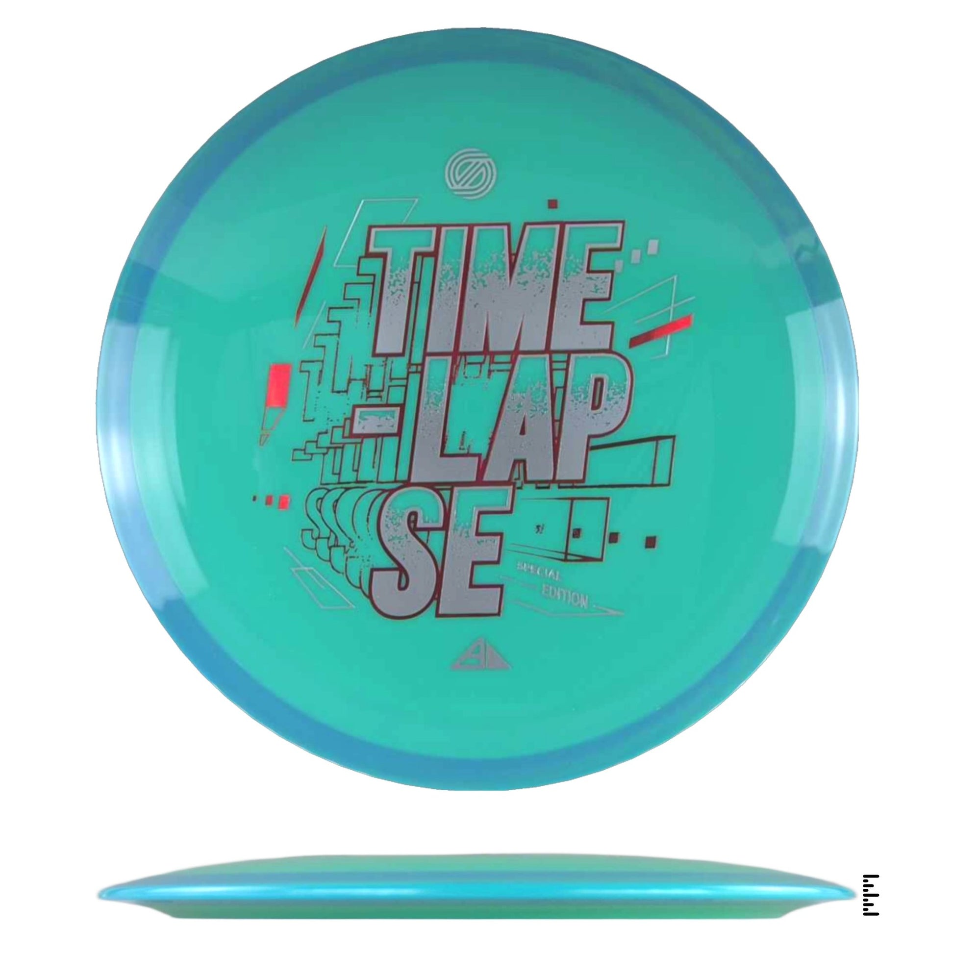 Axiom Discs Simon Line Neutron Time - Lapse Special Edition - Turquoise / Sky Blue - Powergrip USA