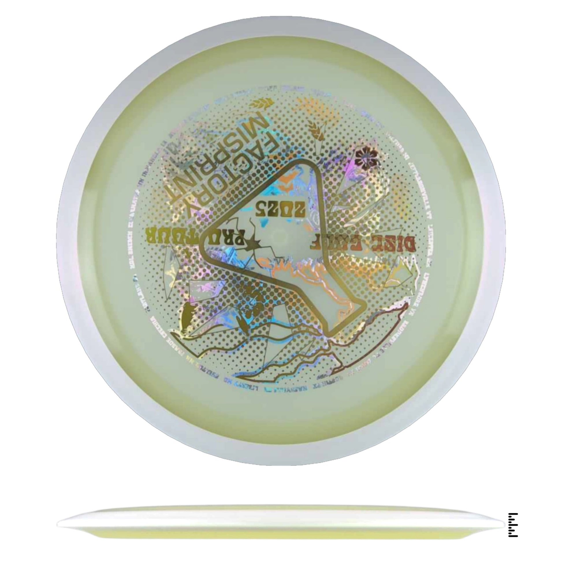 MVP Disc Sports Eclipse Wave Factory Misprint - Glow - Powergrip USA
