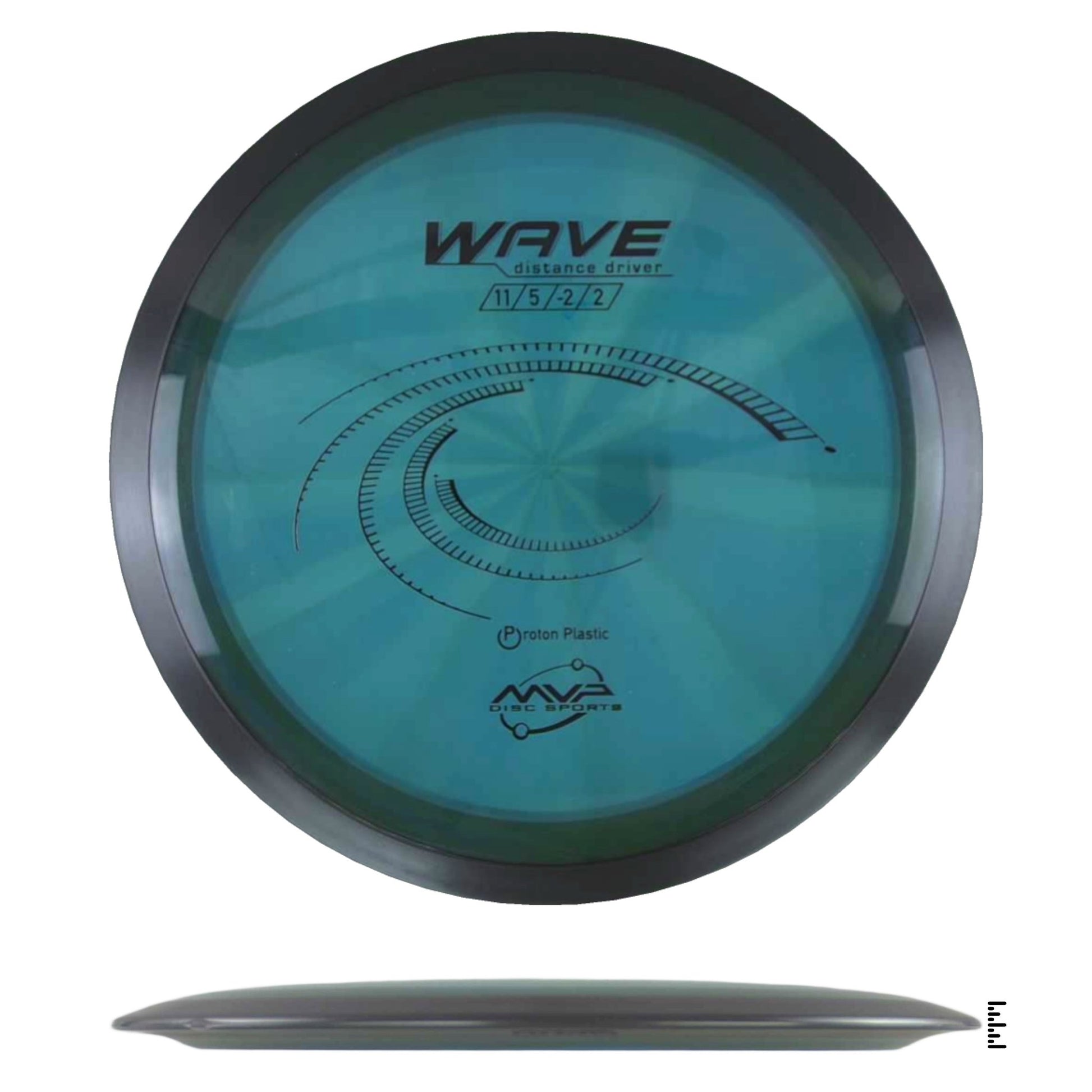 MVP Disc Sports Proton Wave - Dark Green - Powergrip USA