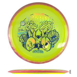 Axiom Discs Particle Proton Insanity - 2025 Halloween Special Edition - Fluorescent Yellow / Red - Powergrip USA