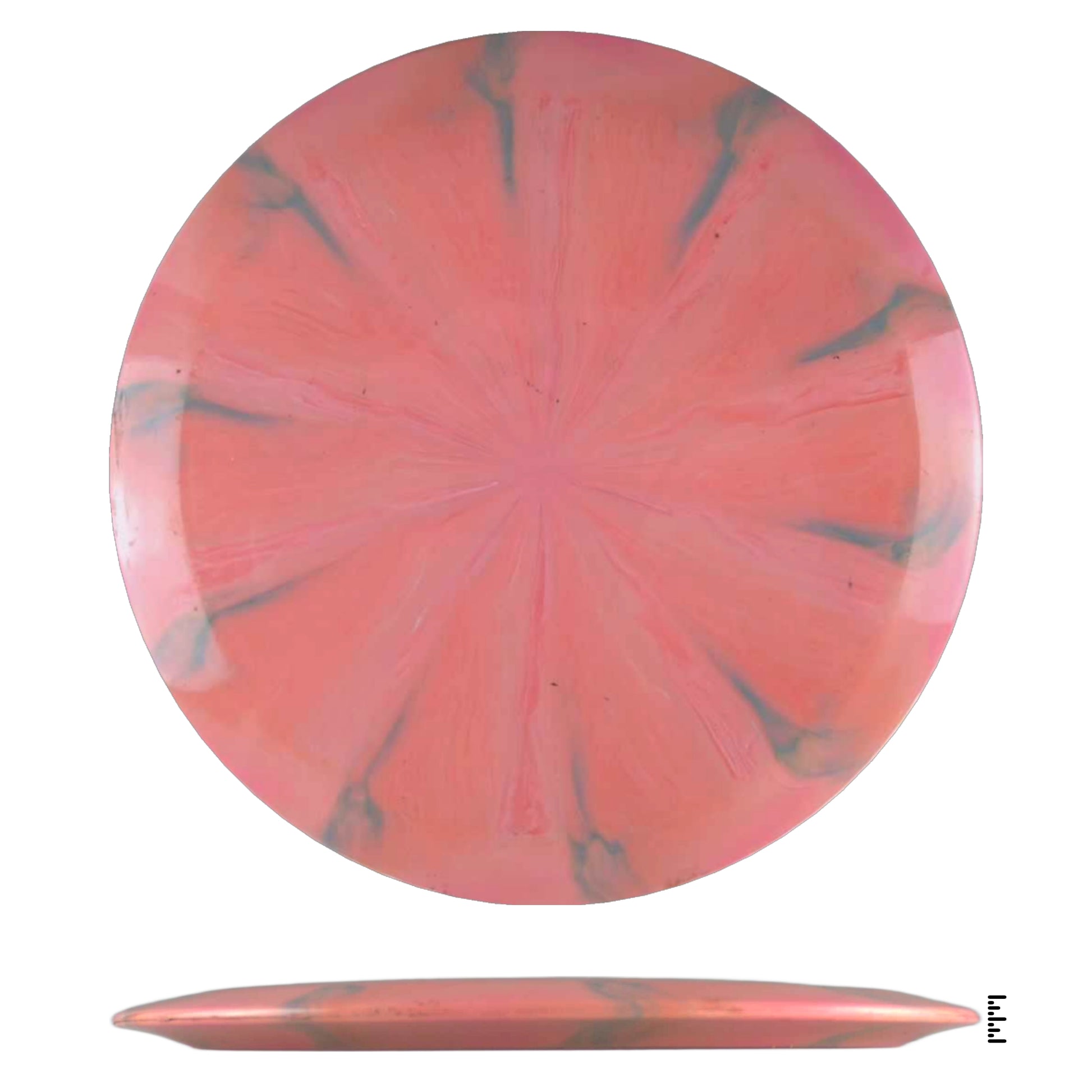 Pink and gray disc golf disc, 03ff11bd-d34d-4c6d-827e-df0ca5c7851b
