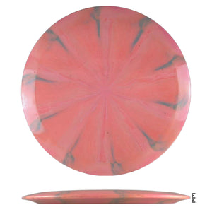 Pink and gray disc golf disc, 03ff11bd-d34d-4c6d-827e-df0ca5c7851b