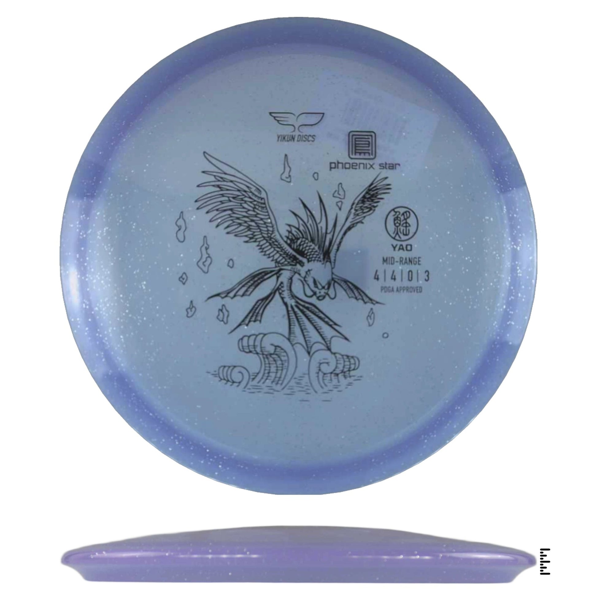 Yikun Discs Phoenix Star Yao - Plum - Powergrip USA
