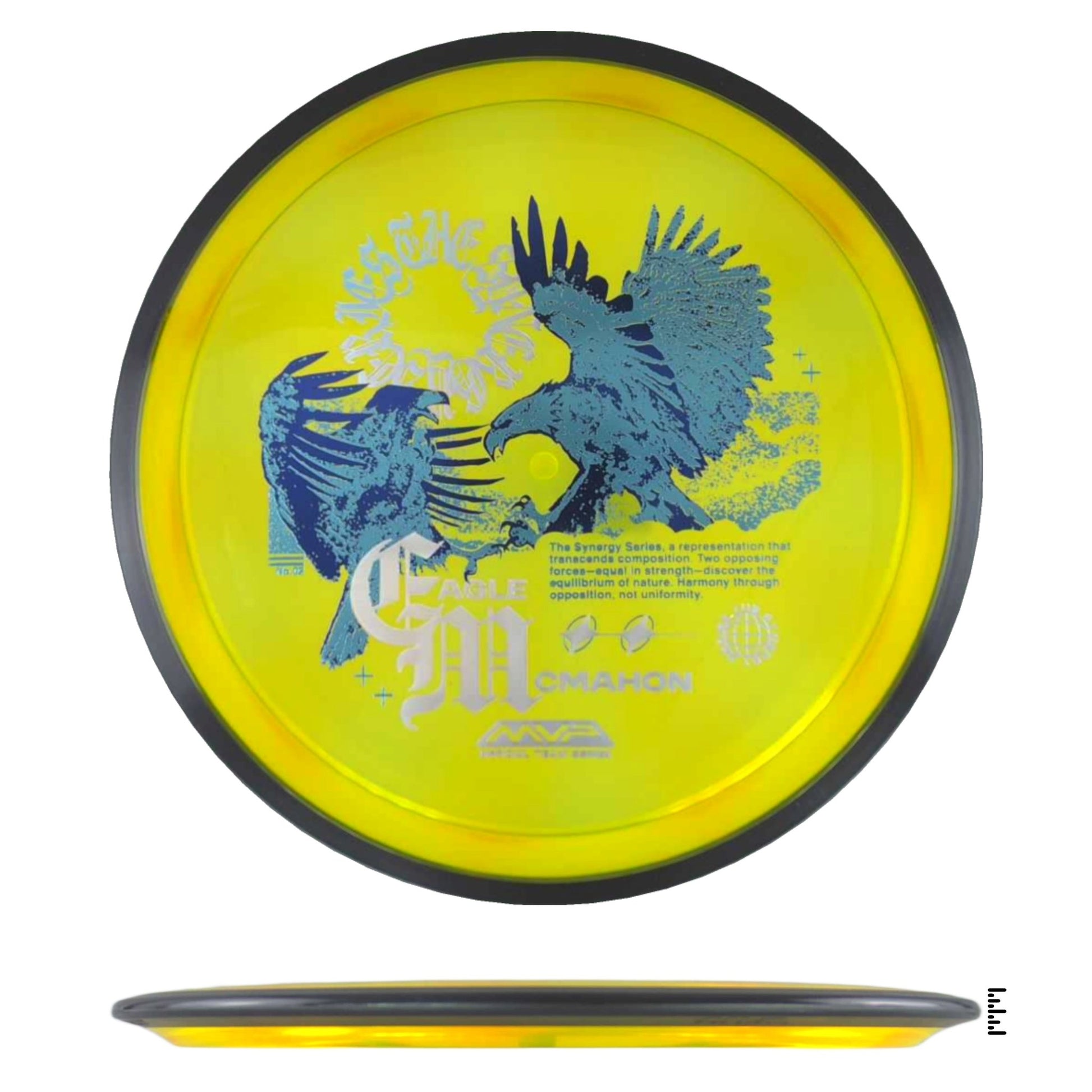 MVP Disc Sports Proton Resistor - Eagle McMahon Synergy Series - Yellow - Powergrip USA