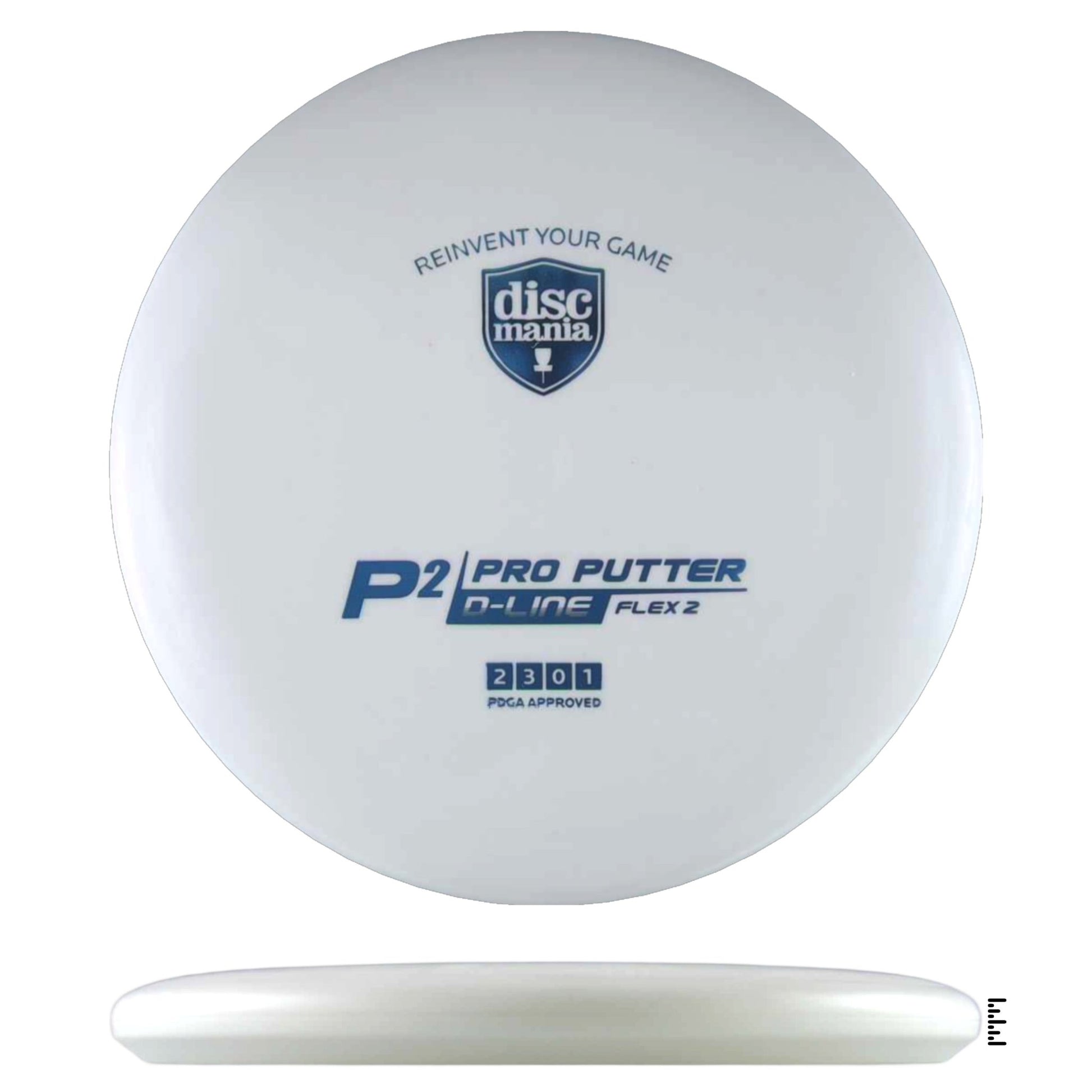 Discmania D - Line Flex 2 P2 - White - Powergrip USA
