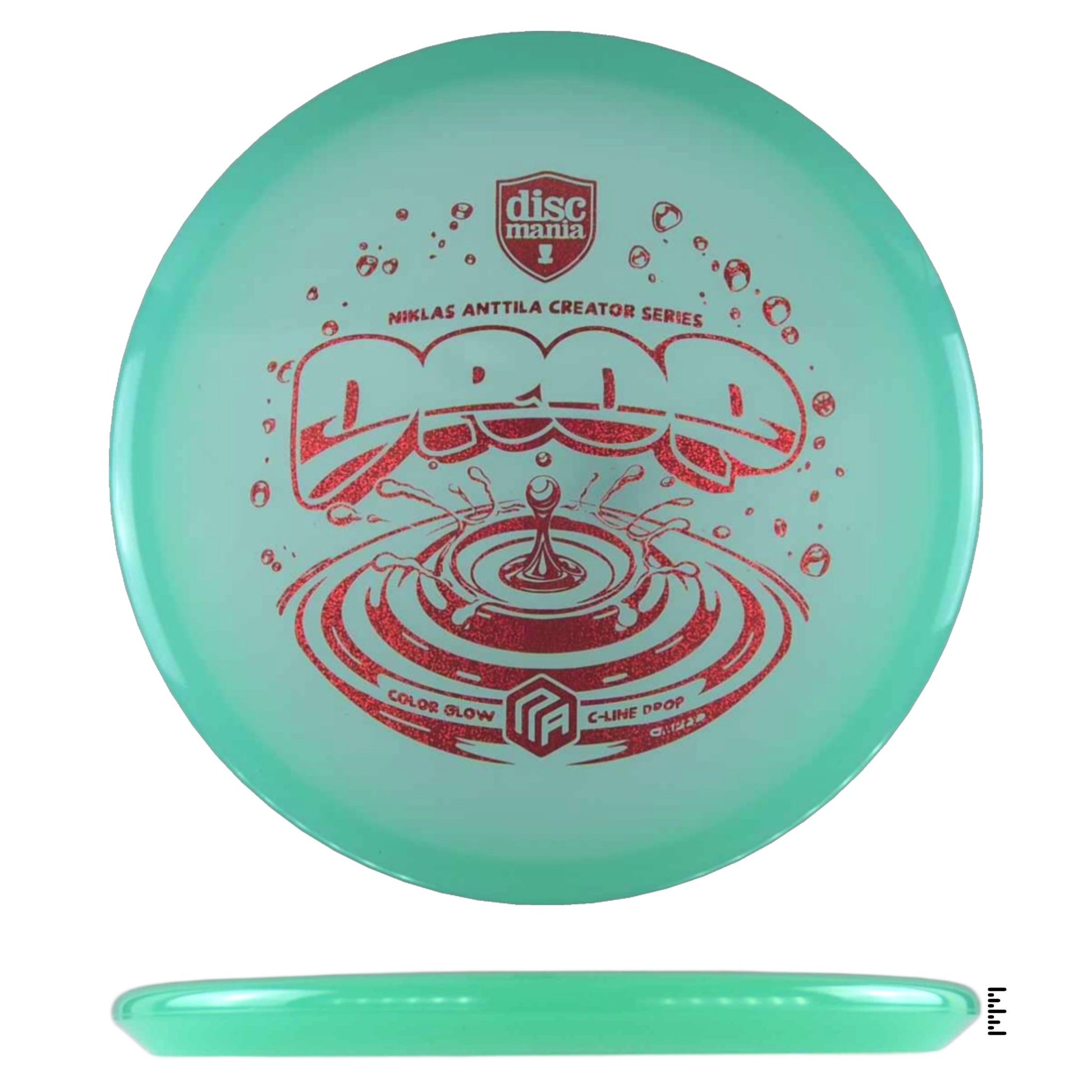 Discmania Color Glow C - Line Drop Niklas Anttila Creator Series - Pale Turquoise - Powergrip USA