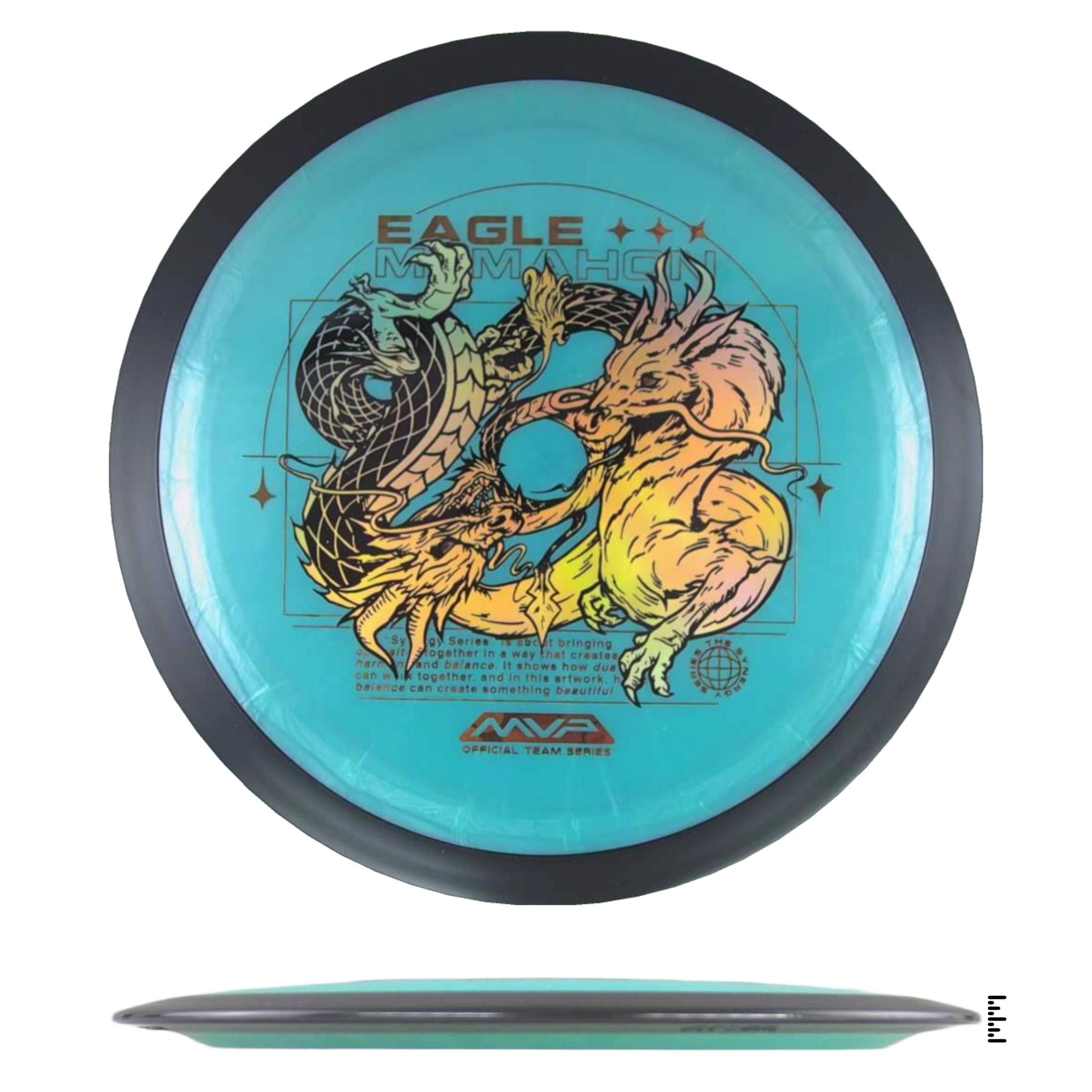 MVP Disc Sports Plasma Dimension - Eagle McMahon Team Series - Turquoise - Powergrip USA