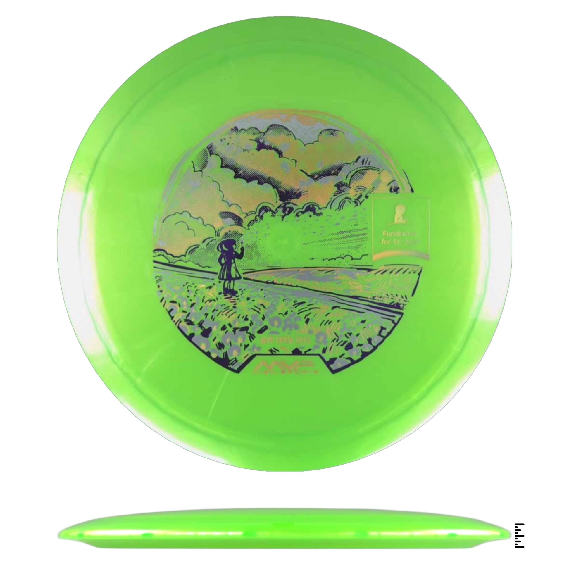Streamline Discs Plasma Shift - Special Edition St. Jude Fundraiser - Lime - Powergrip USA