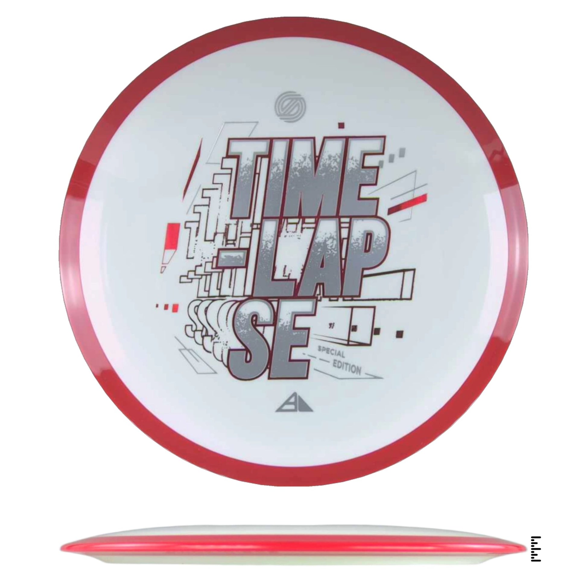 Axiom Discs Simon Line Neutron Time - Lapse Special Edition - White / Red - Powergrip USA