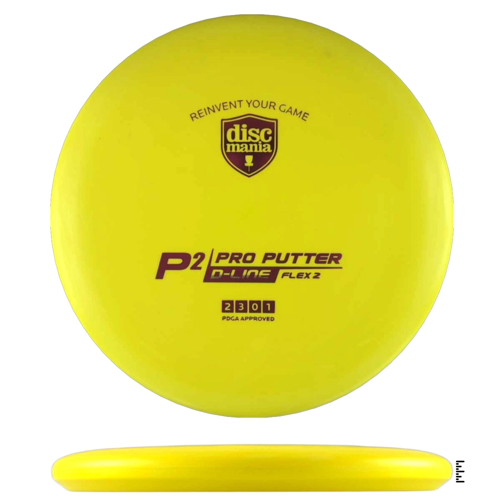 Discmania D - Line Flex 2 P2 - Yellow - Powergrip USA