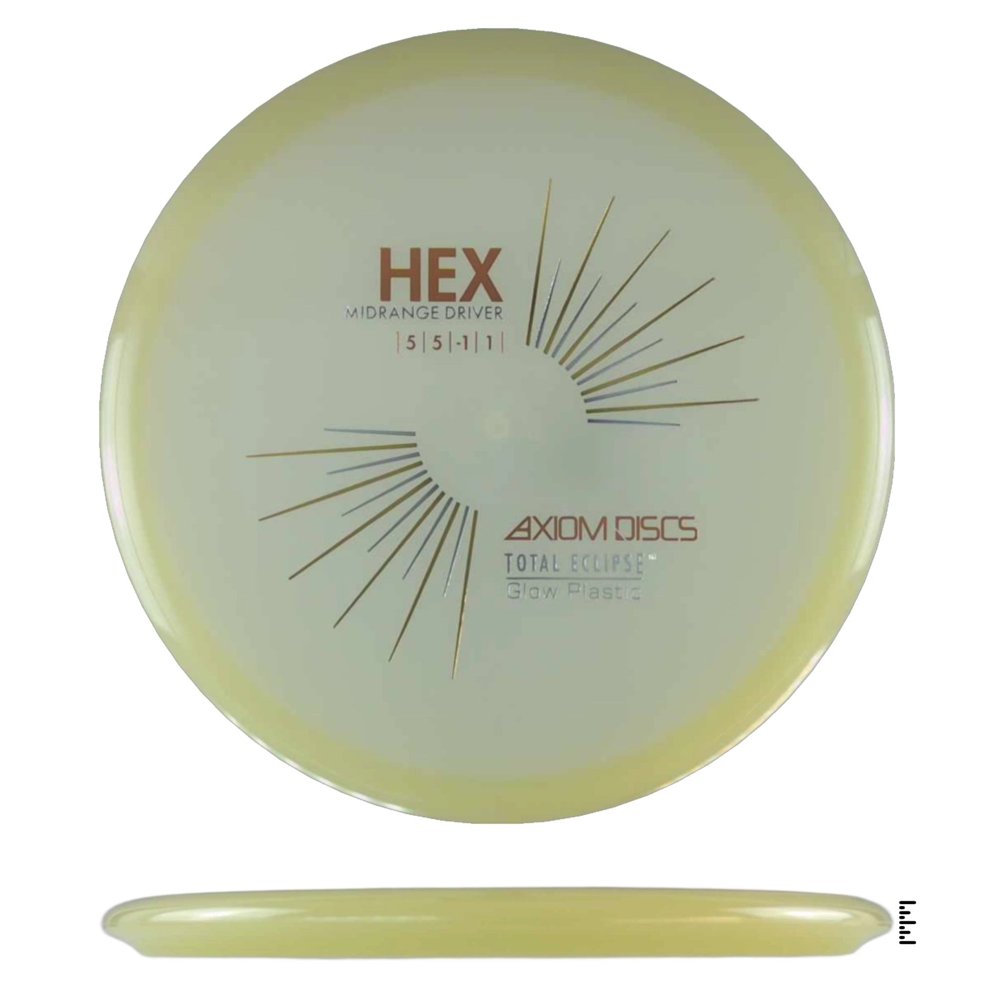 Axiom Discs Total Eclipse Hex - Glow - Powergrip USA