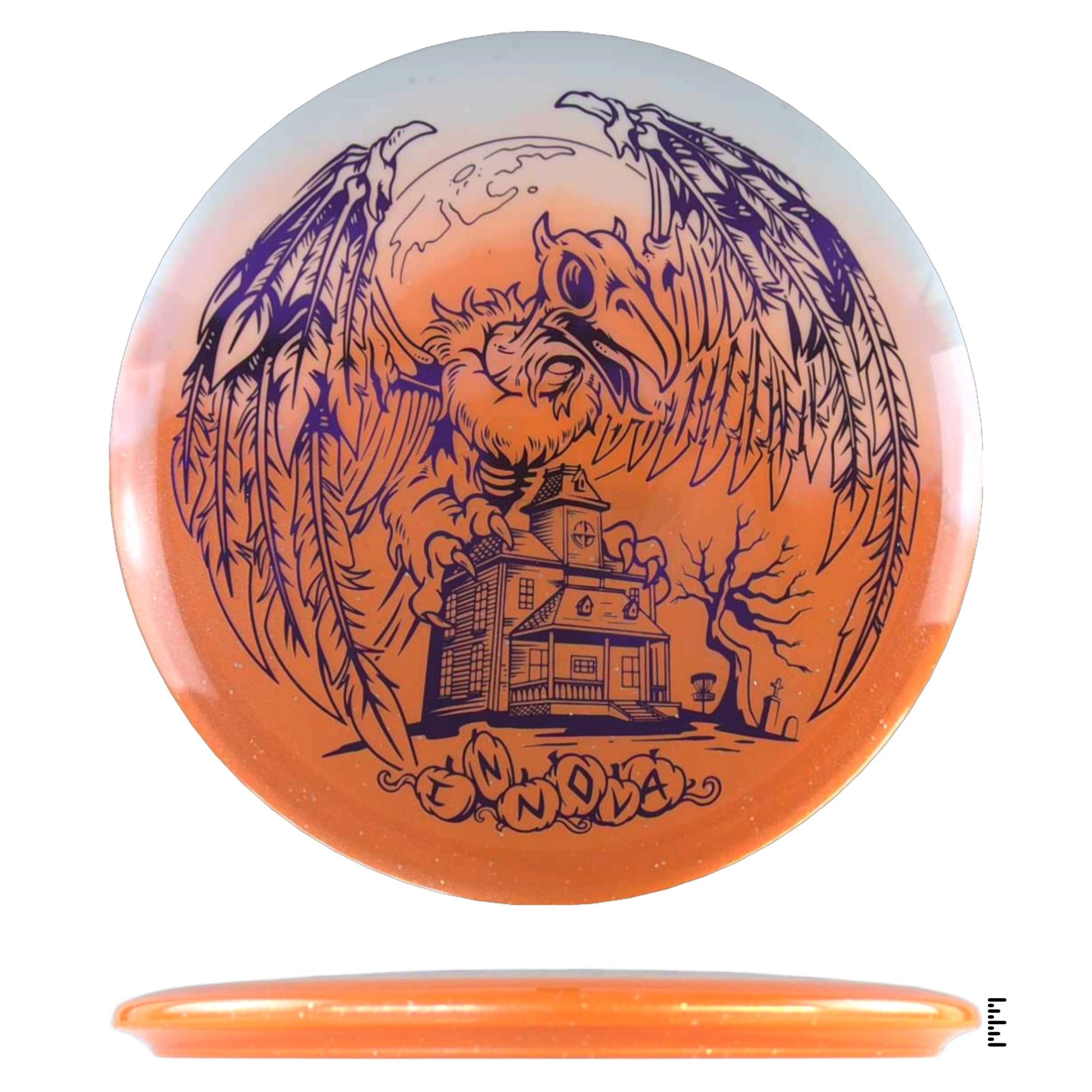 Innova Duo Roc3 - 2025 Halloween Edition - White / Orange - Duo - Powergrip USA