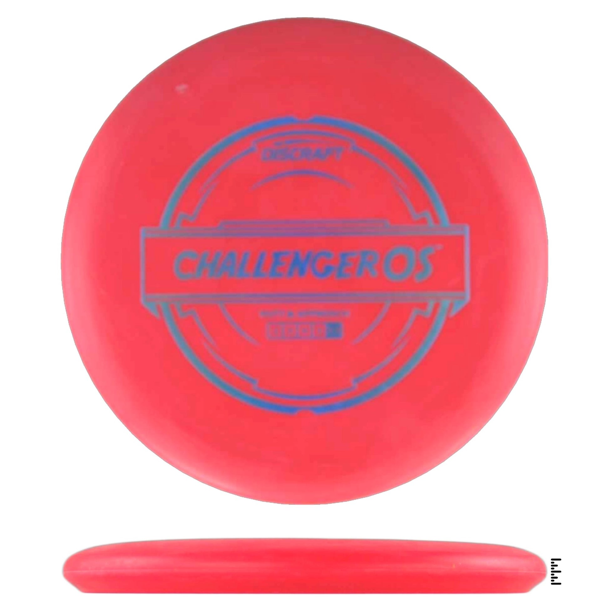 Discraft D Line Challenger OS - Red - Powergrip USA
