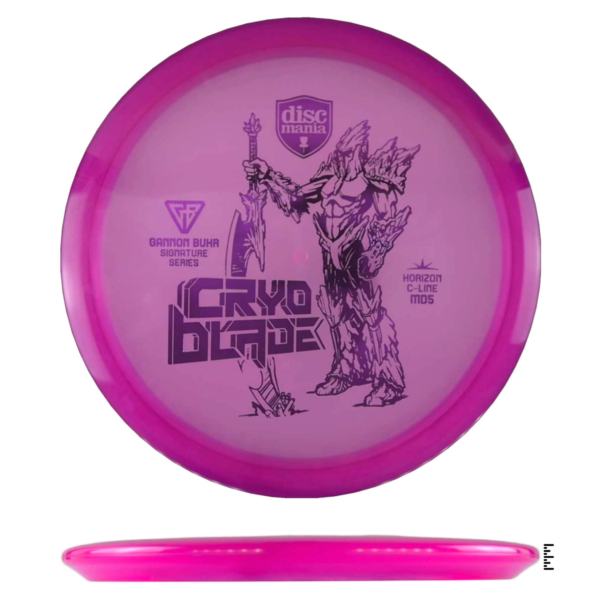 Discmania Horizon C - Line MD5 Cryo Blade - Gannon Buhr Signature Series - Magenta - Powergrip USA
