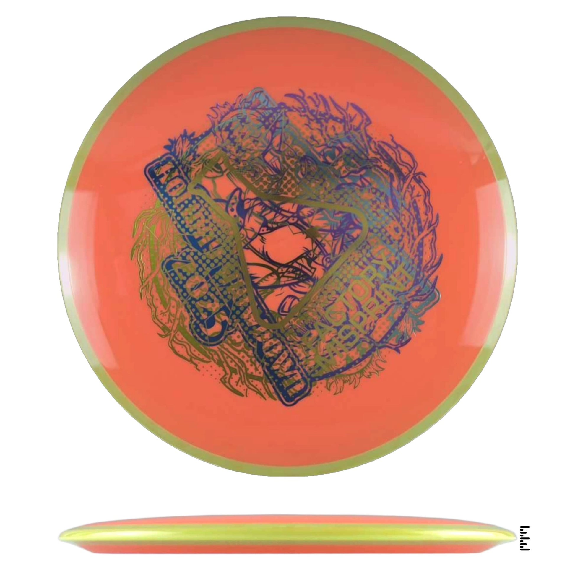 Axiom Discs Neutron Crave Factory Misprint - Orange / Yellow - Powergrip USA