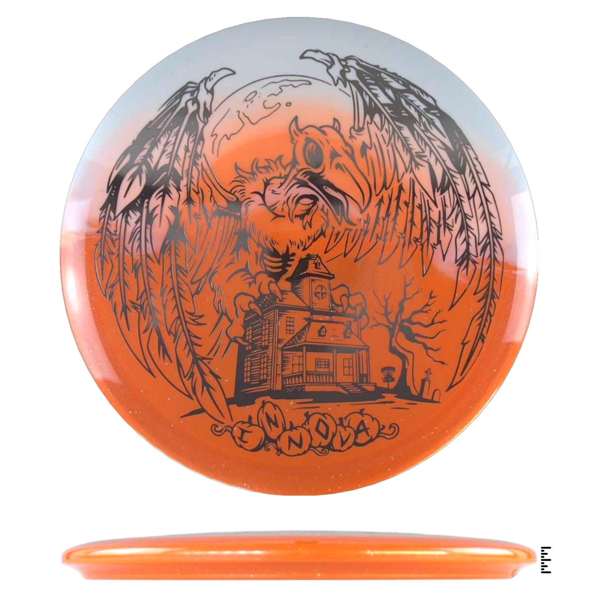 Innova Duo Roc3 - 2025 Halloween Edition - White / Orange - Duo - Powergrip USA