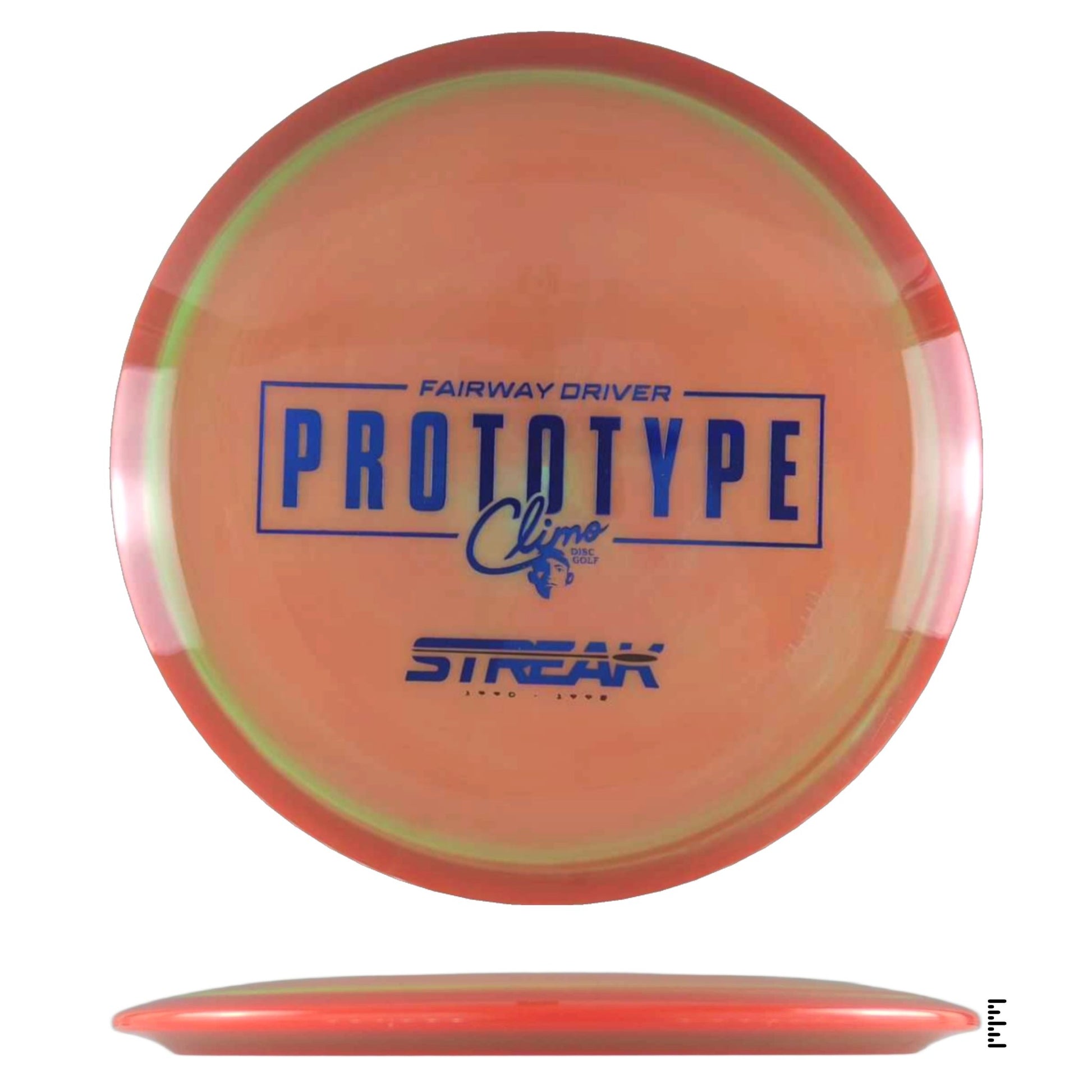 Climo Disc Golf Signature Line Streak Prototpye - Rust - Powergrip USA