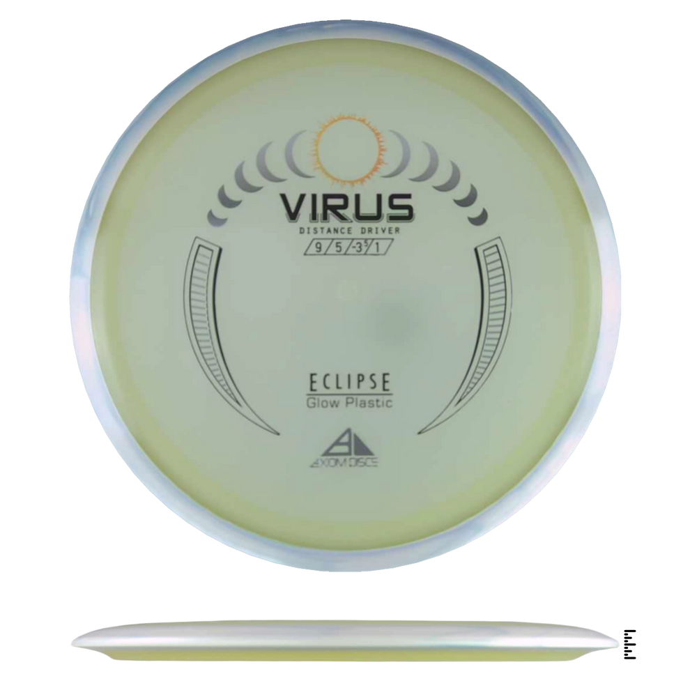Axiom Discs Eclipse Virus - Glow Disc Golf Disc