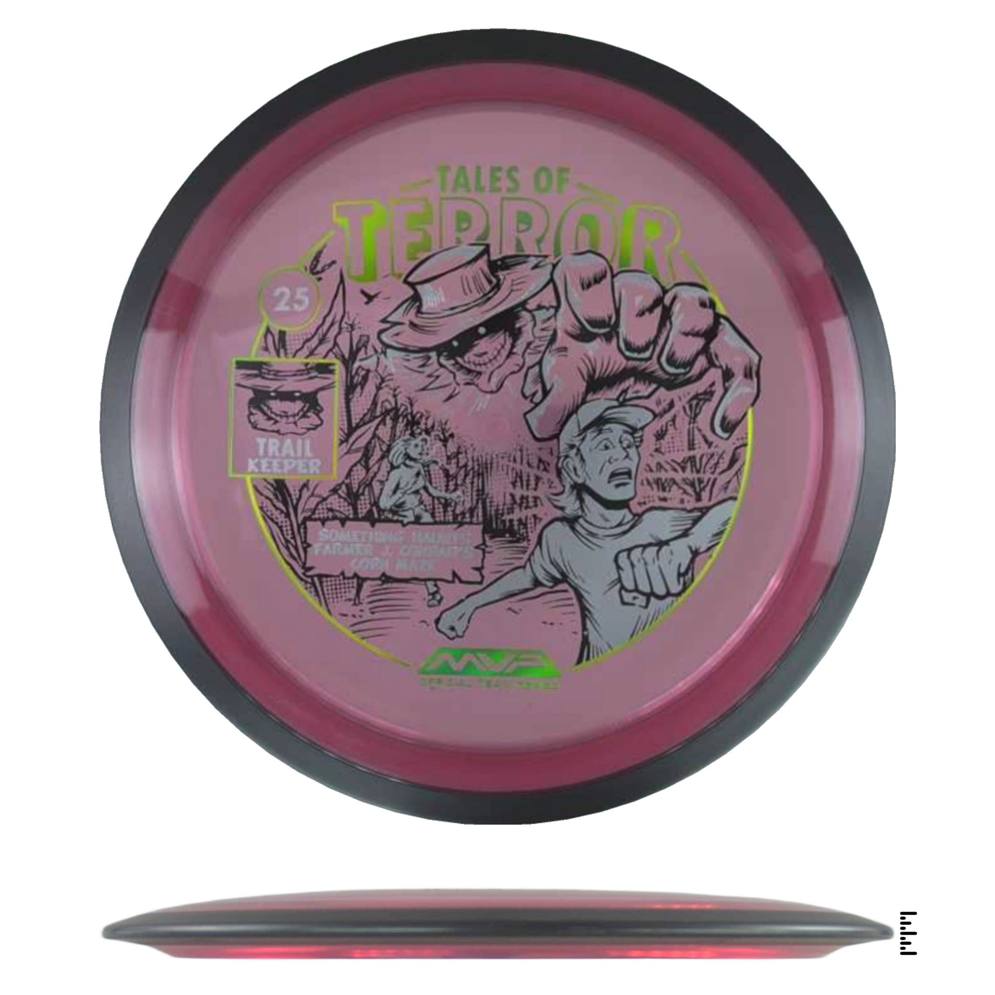 MVP Disc Sports Proton Trail - 2025 Halloween Special Edition - Raspberry - Powergrip USA