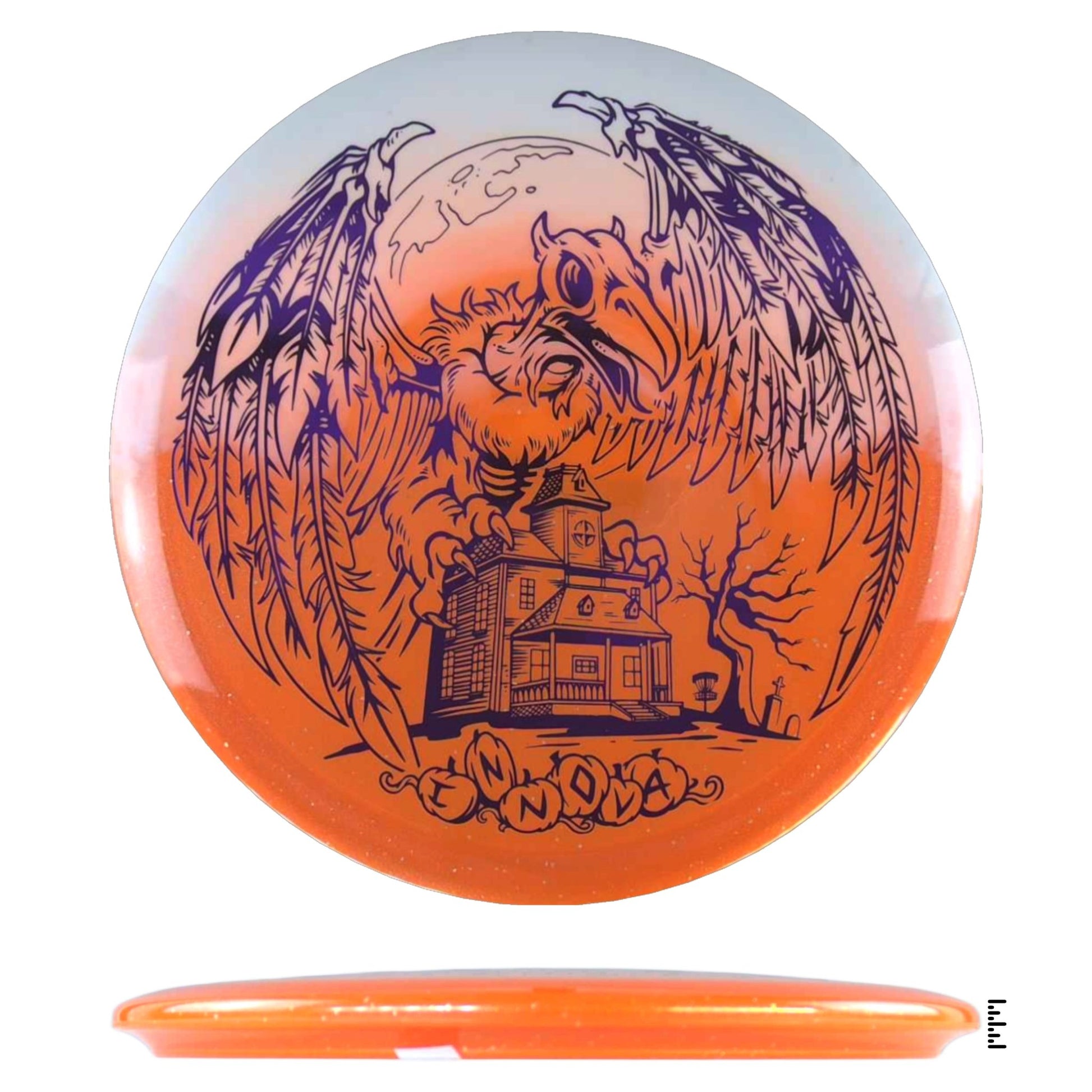 Innova Duo Roc3 - 2025 Halloween Edition - White / Orange - Duo - Powergrip USA