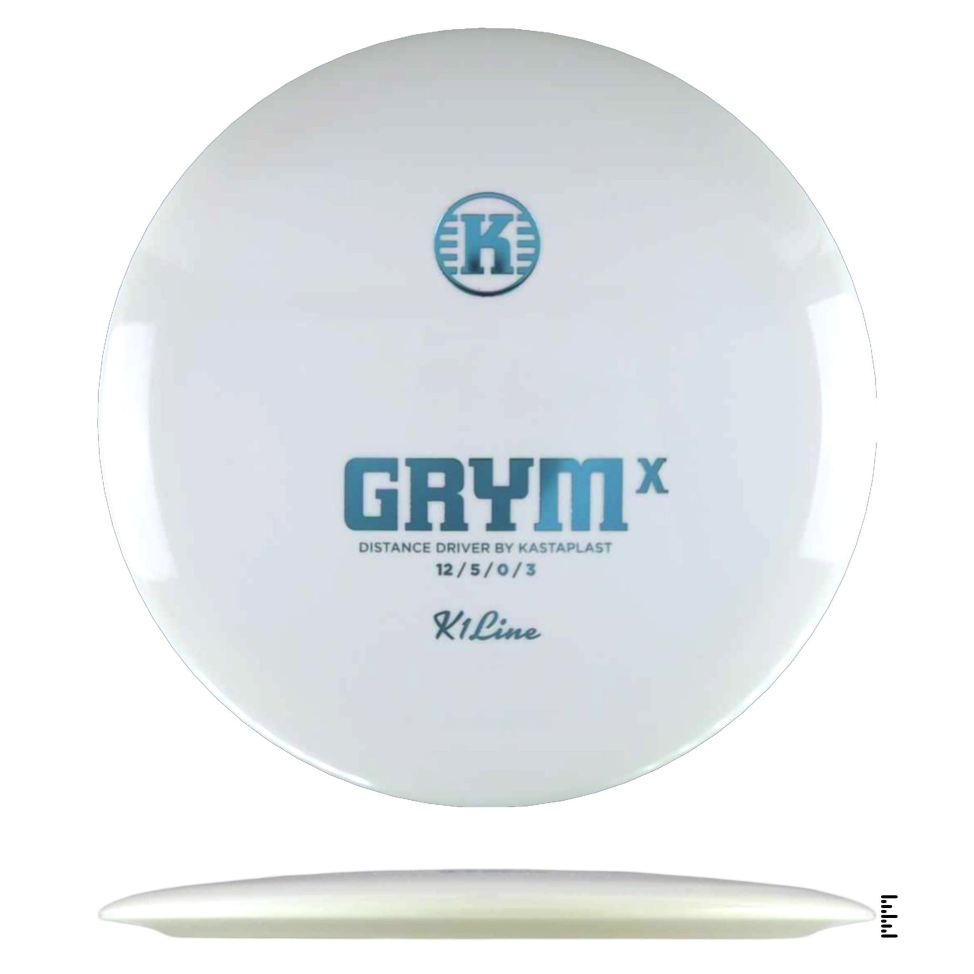 Kastaplast K1 Grym X - White - Powergrip USA