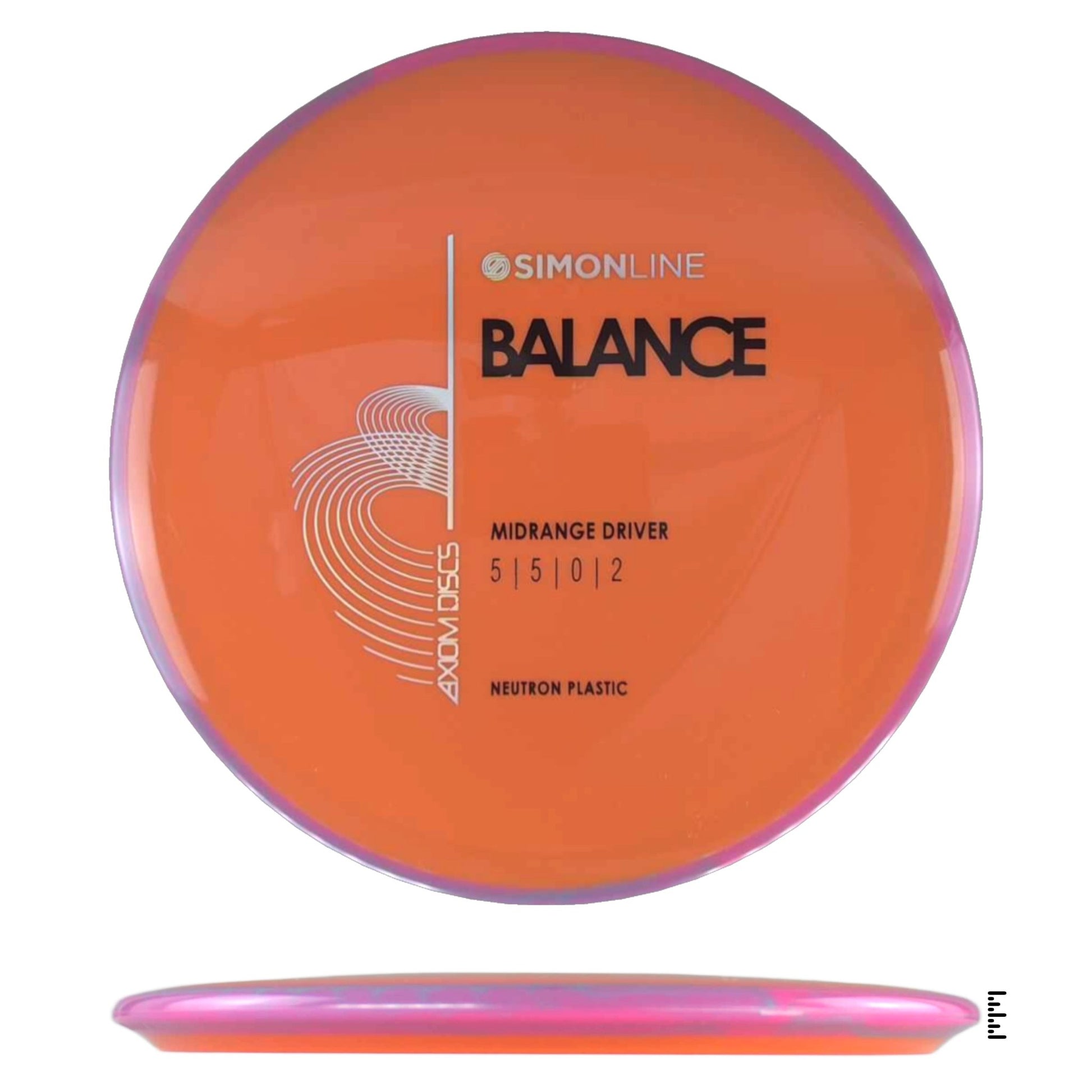 Axiom Discs Neutron Balance - Orange / Violet - Powergrip USA