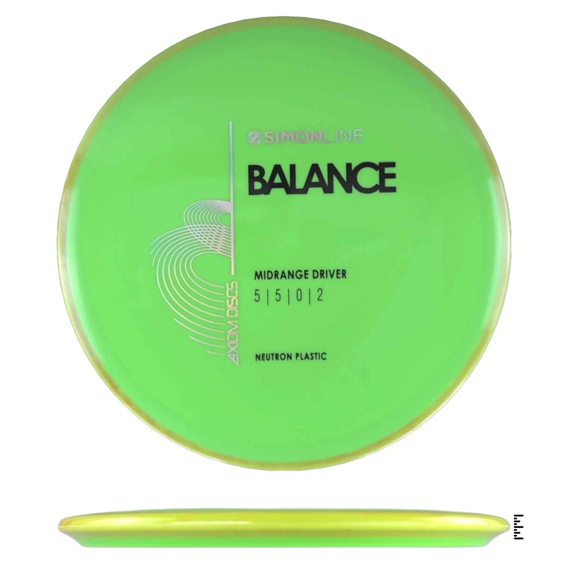 Axiom Discs Neutron Balance - Light Green / Yellow - Powergrip USA
