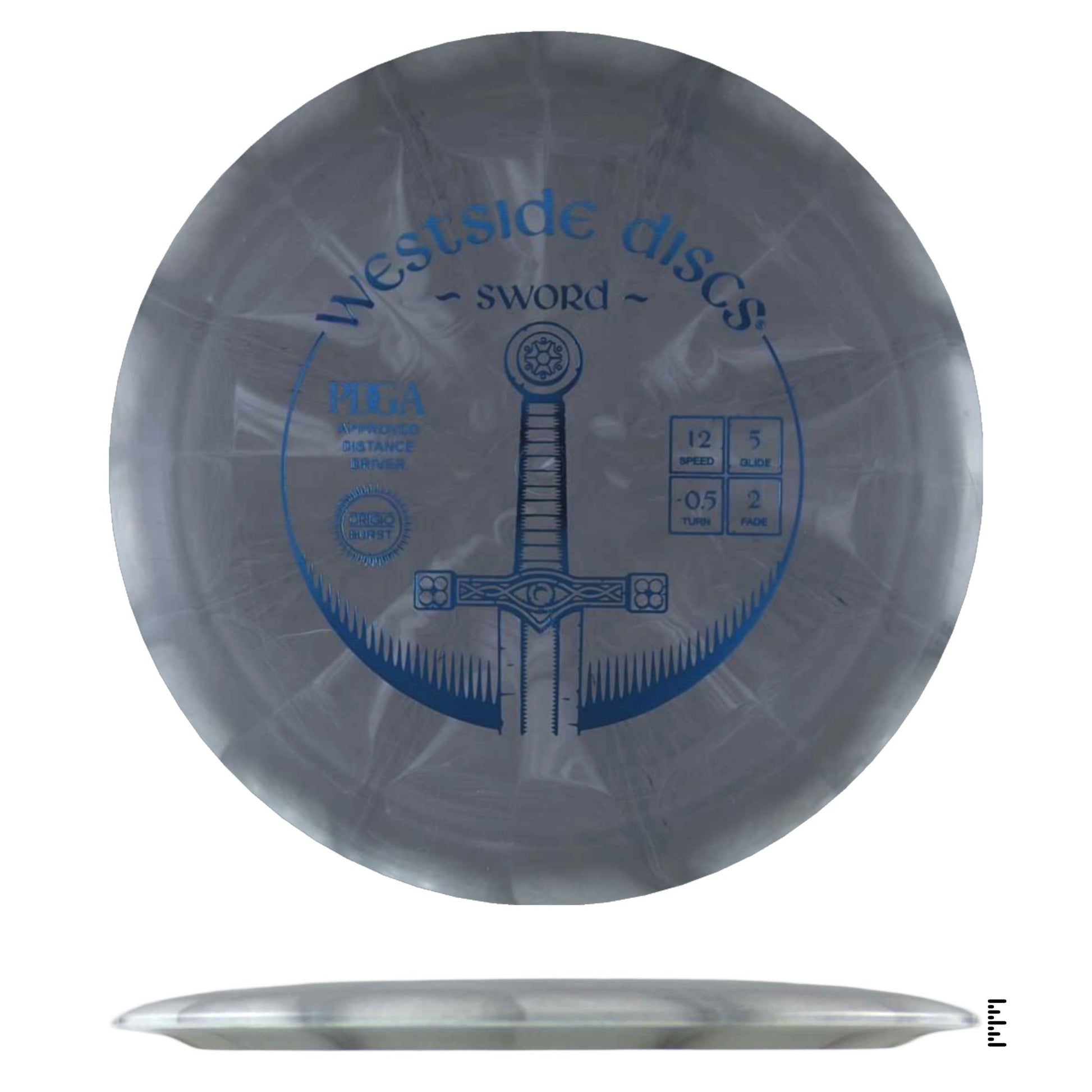 Westside Discs BT Origio Burst Sword - Gray - Powergrip USA