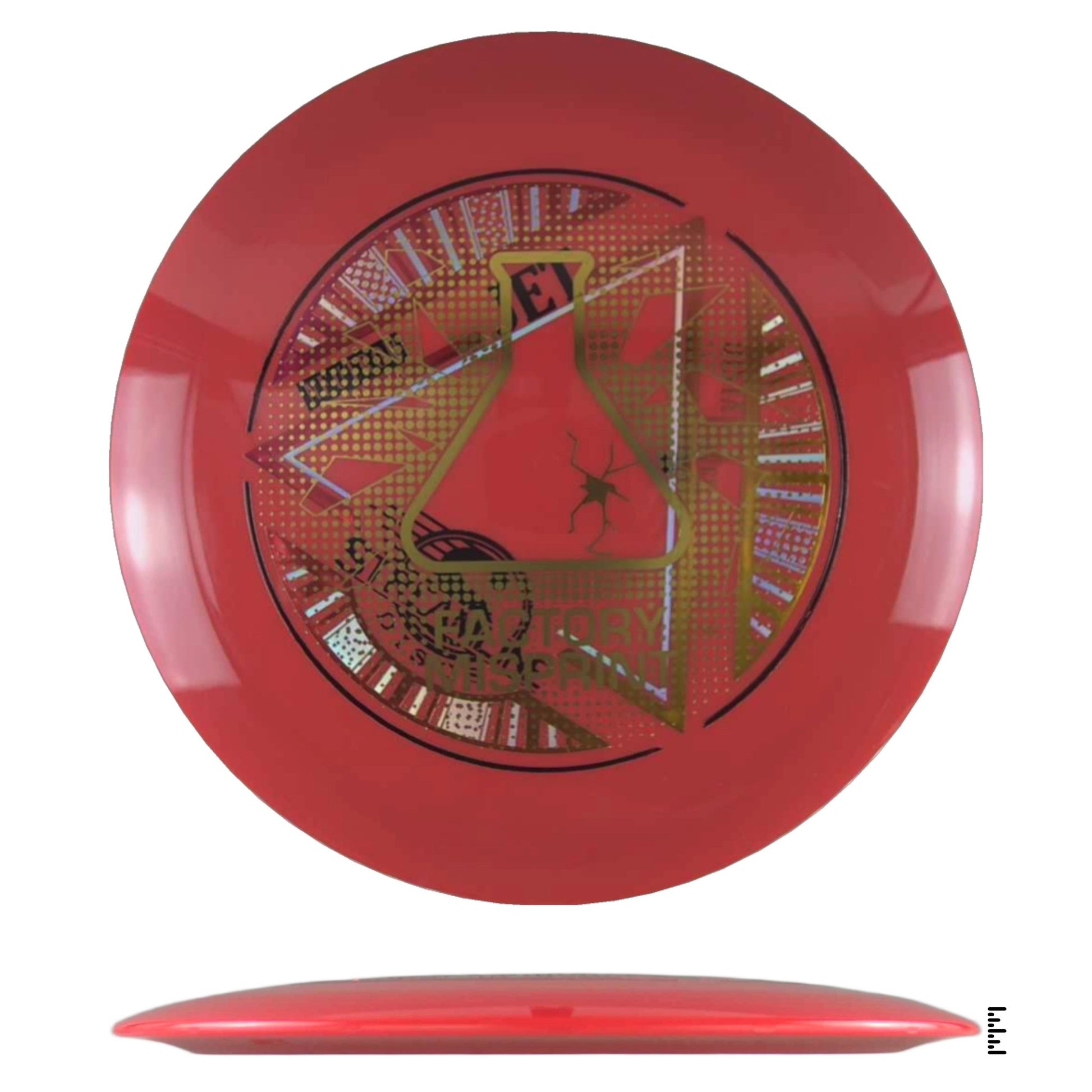 Streamline Discs Neutron Jet Factory Misprint - Dark Orange - Powergrip USA