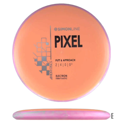 Axiom Discs Simon Line Electron Firm Pixel - Light Orange / Pink - Powergrip USA