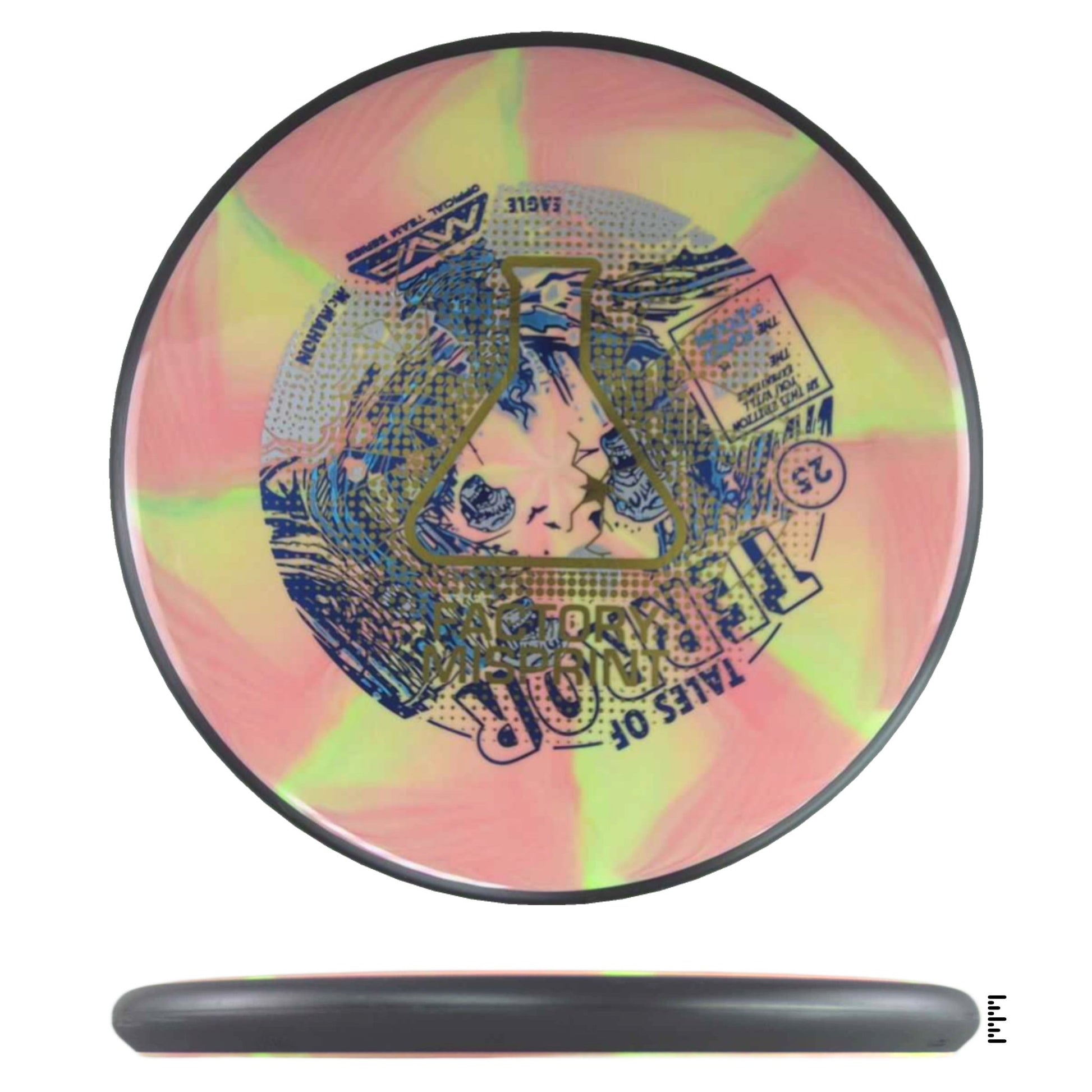 MVP Disc Sports Cosmic Neutron Ohm Factory Misprint - Unique - Powergrip USA
