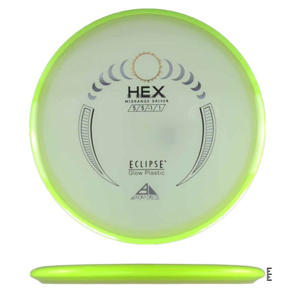 Axiom Discs Eclipse Hex - Fluorescent Yellow - Powergrip USA