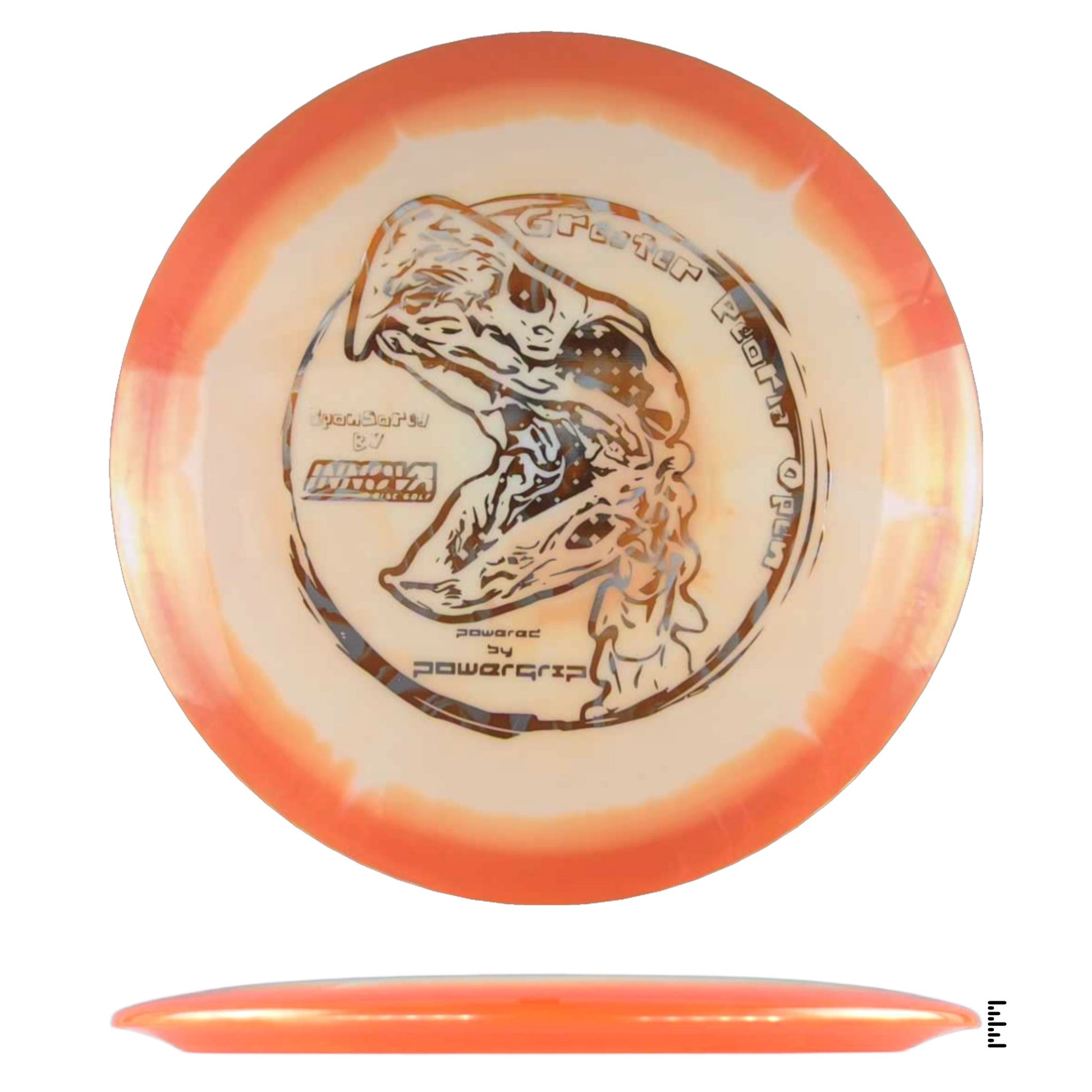 Innova Halo ThunderBird - 2024 Greater Peoria Open - White / Orange - Powergrip USA