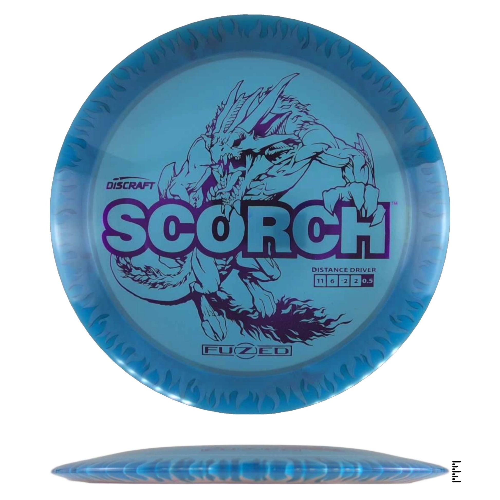Discraft Fuzed Line Scorch - Blue / Pink - Powergrip USA