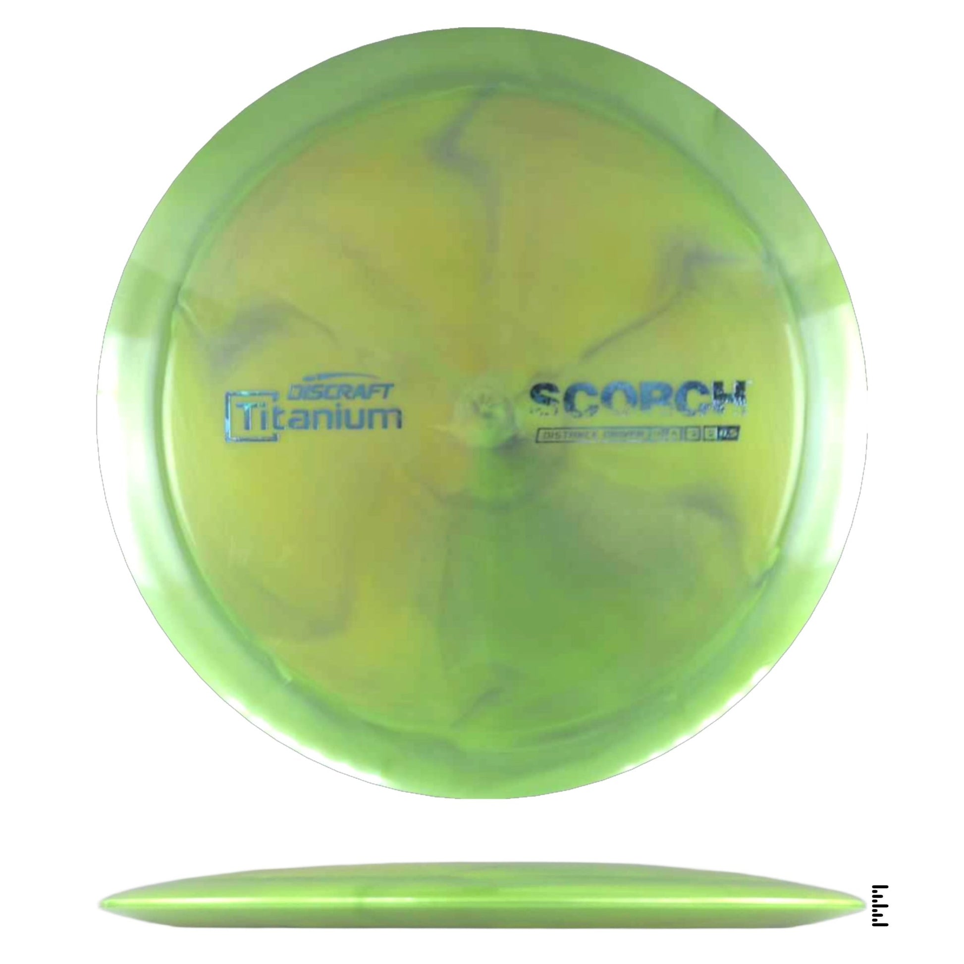 Discraft Titanium Scorch - Light Green - Powergrip USA