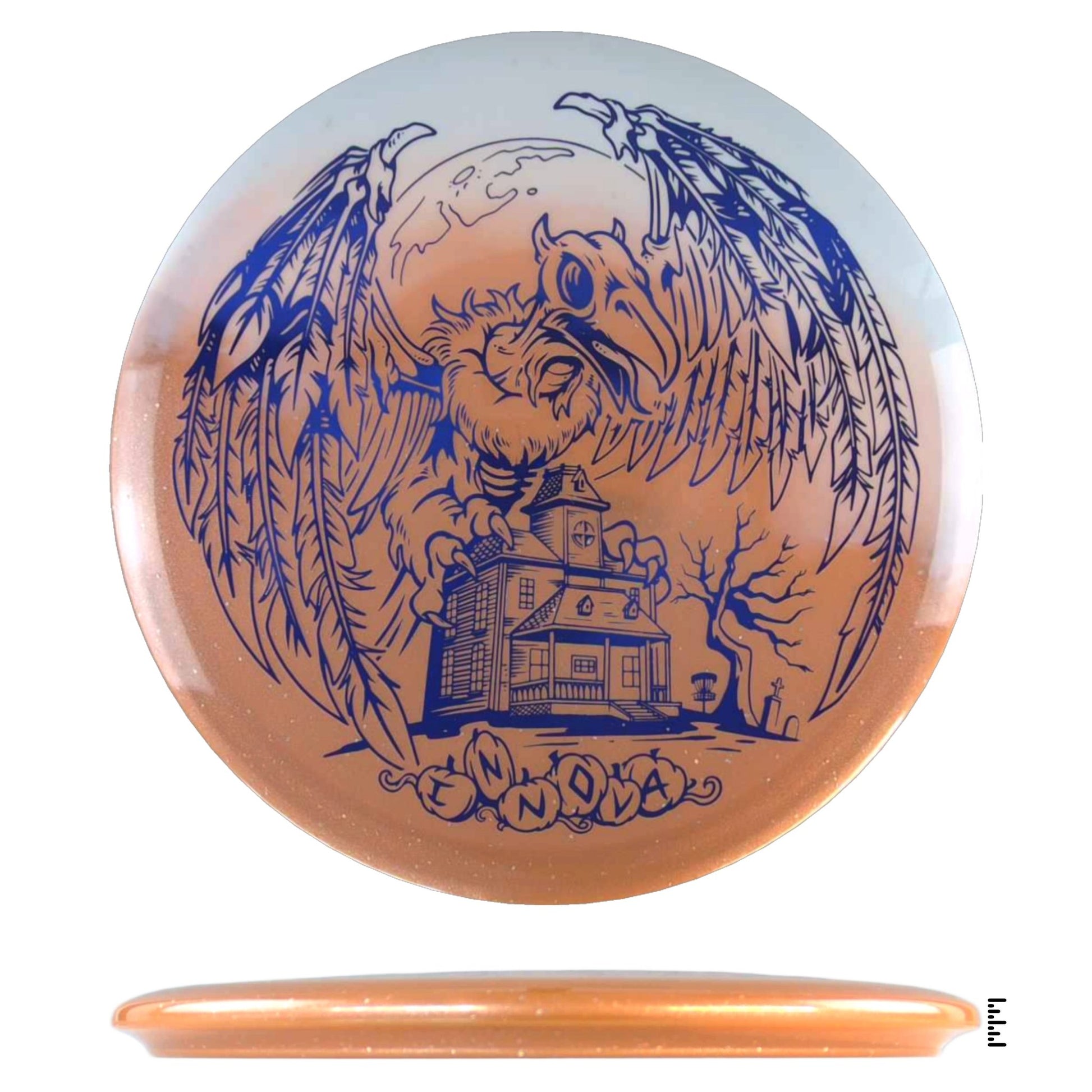 Innova Duo Roc3 - 2025 Halloween Edition - White / Orange - Duo - Powergrip USA