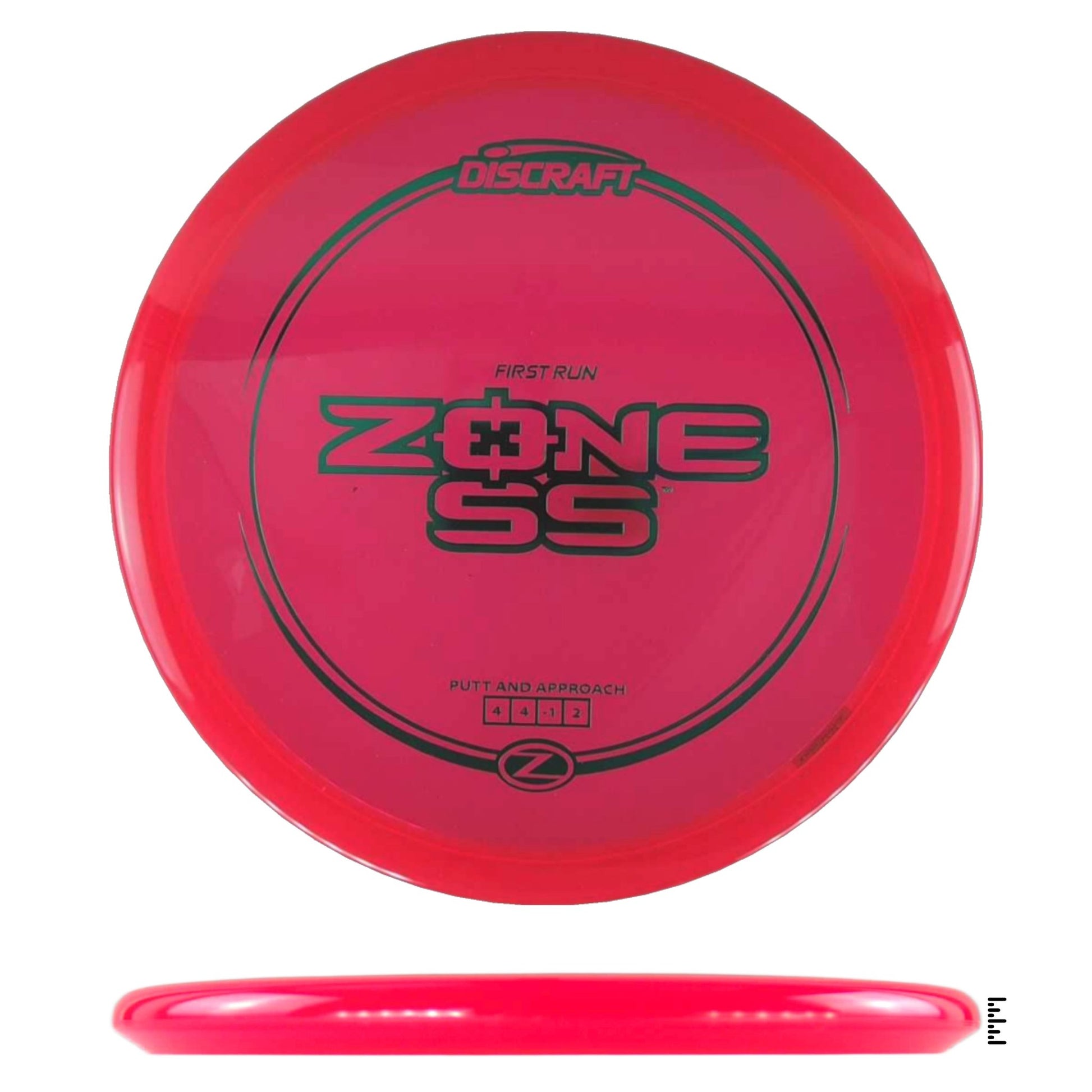 Discraft Z Line Zone SS - First Run - Red - Powergrip USA