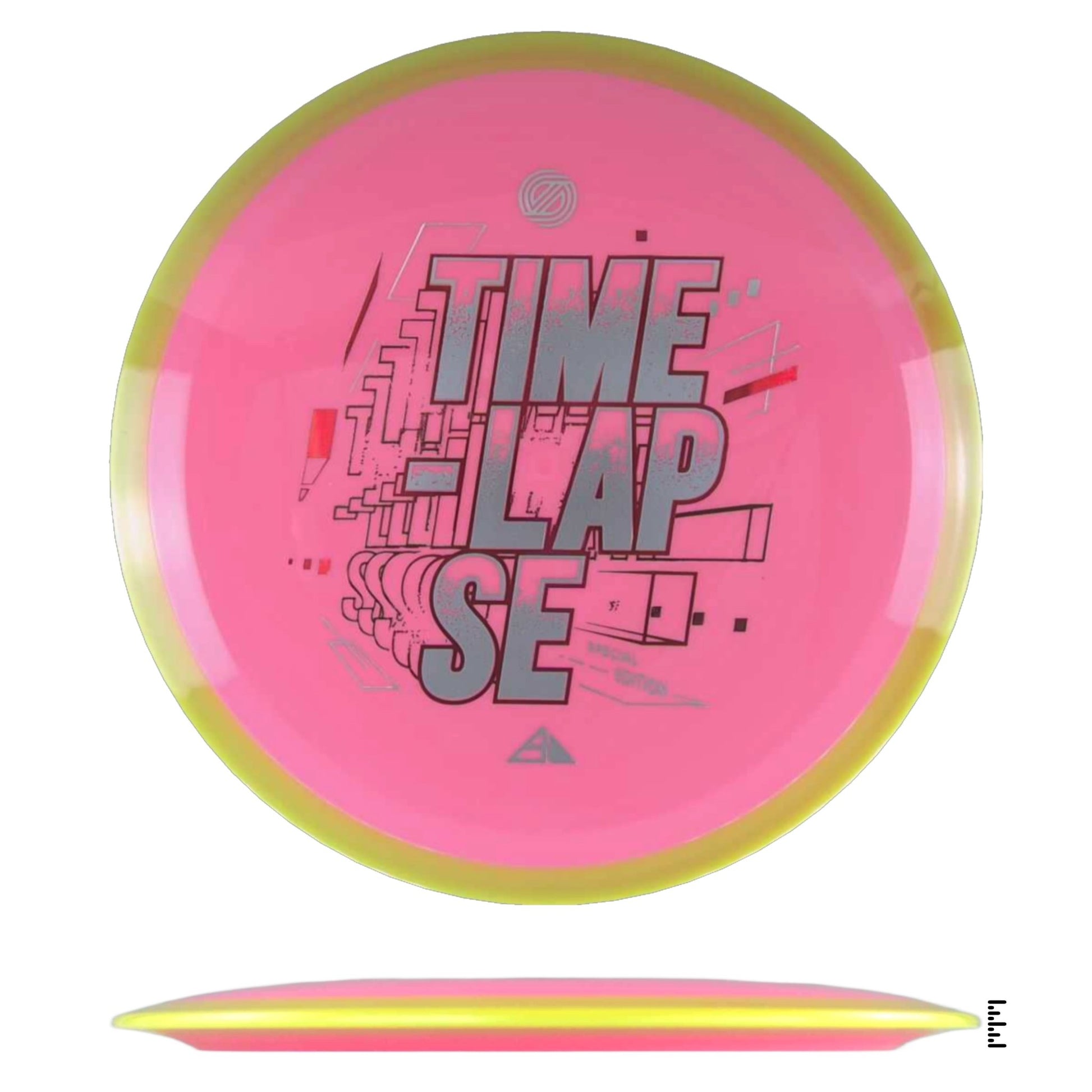 Axiom Discs Simon Line Neutron Time - Lapse Special Edition - Pink / Yellow - Powergrip USA
