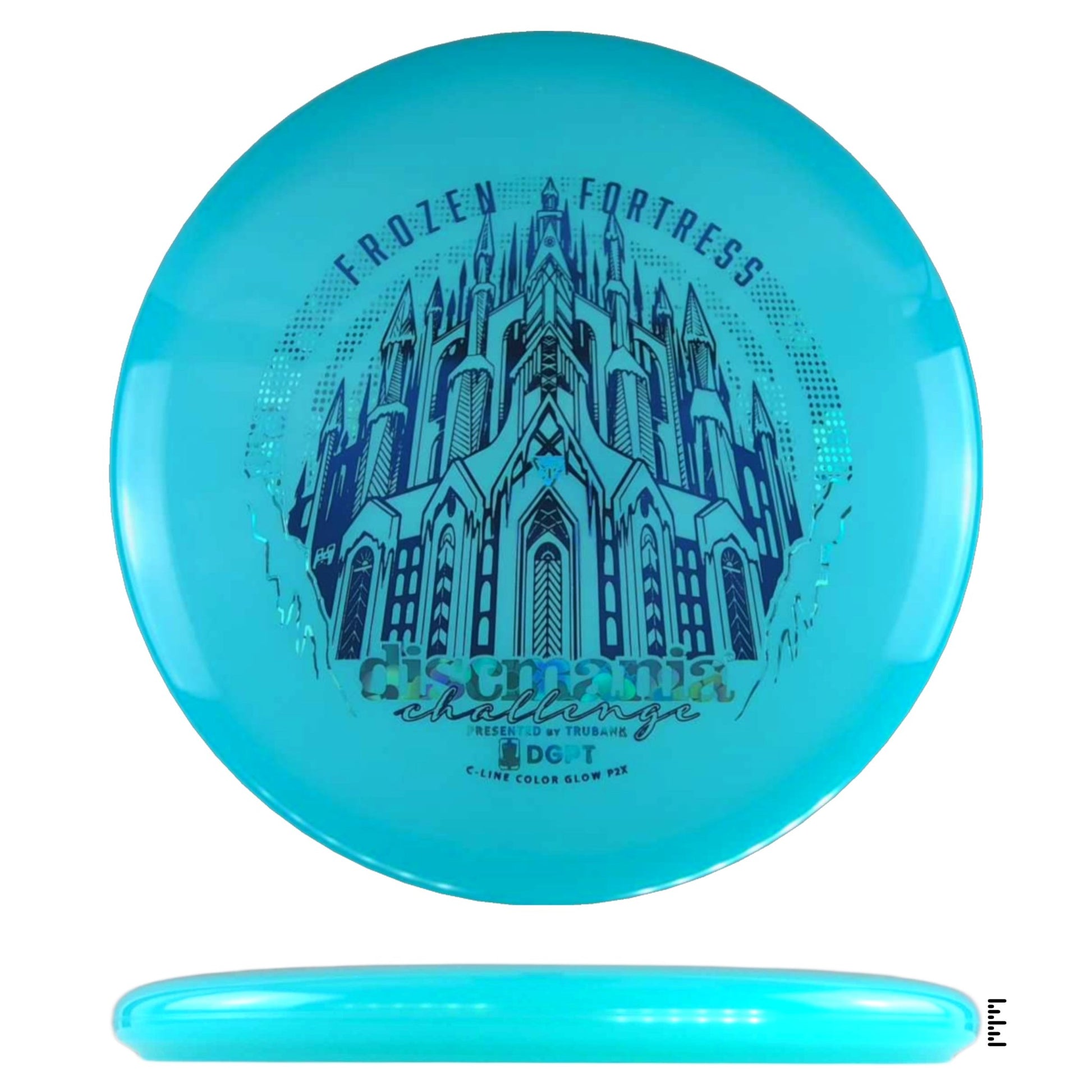 Discmania Color Glow C - line P2x - Discmania Challenge Fundraiser - Turquoise - Powergrip USA