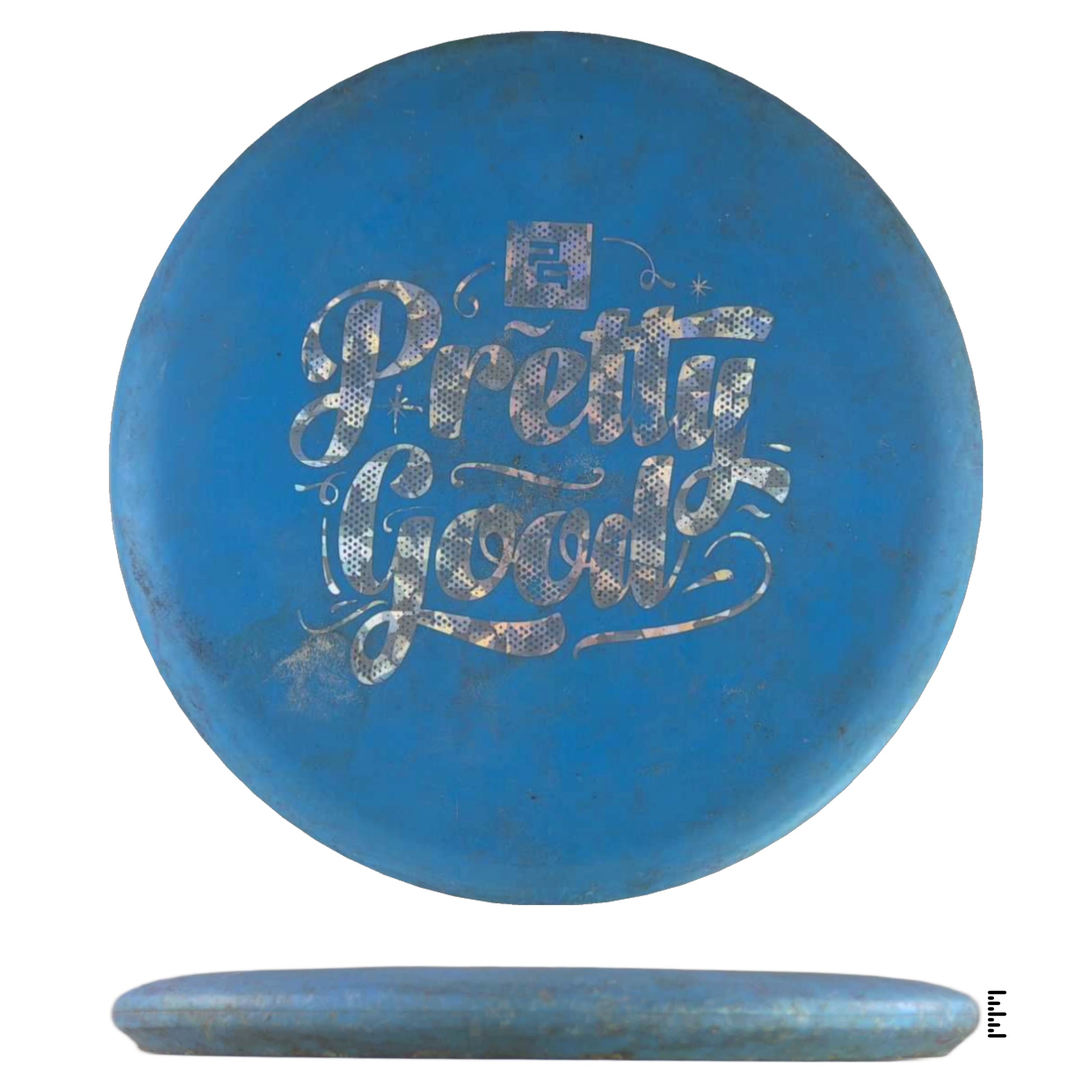 Blue Pretty Goods disc golf disc