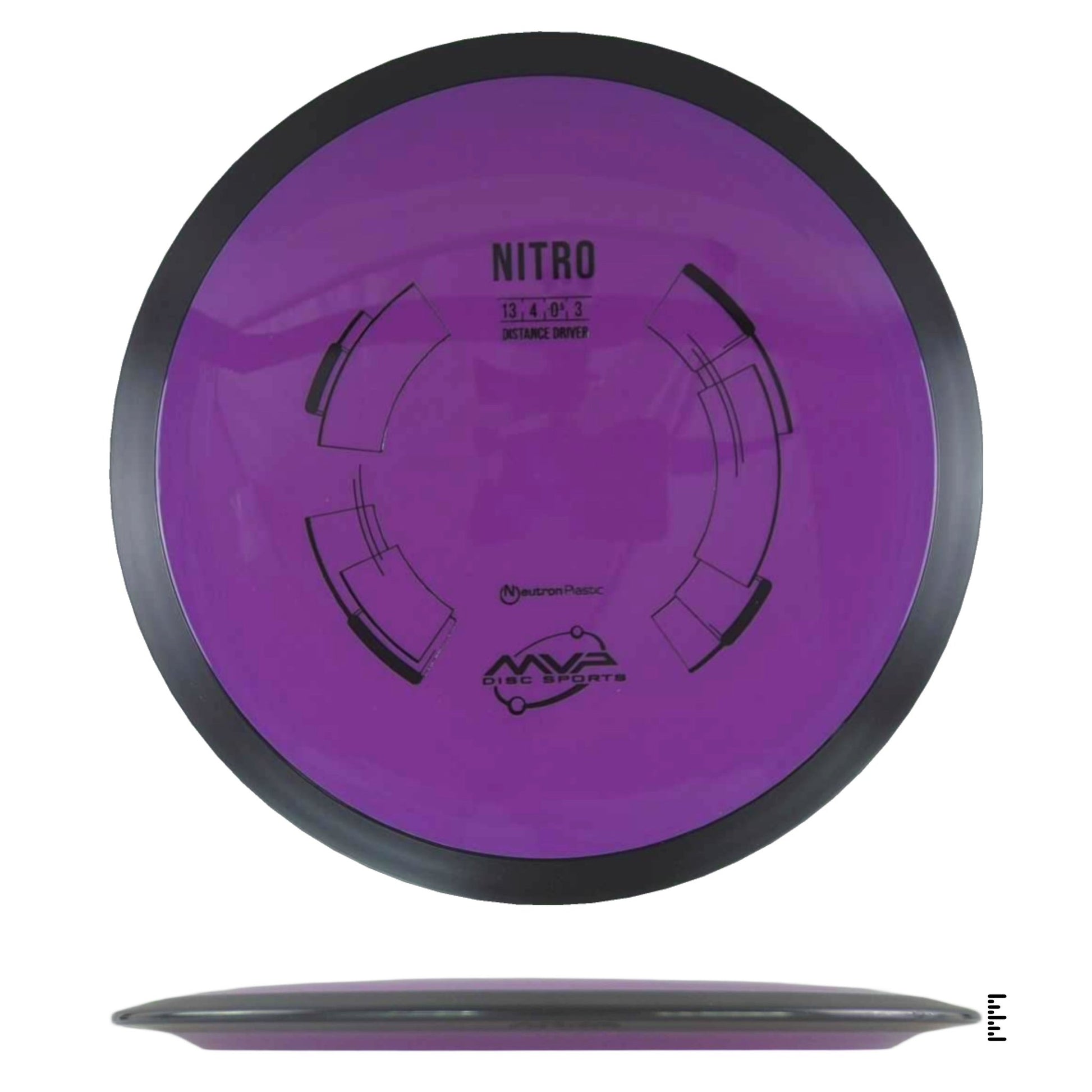 MVP Disc Sports Neutron Nitro - Violet - Powergrip USA