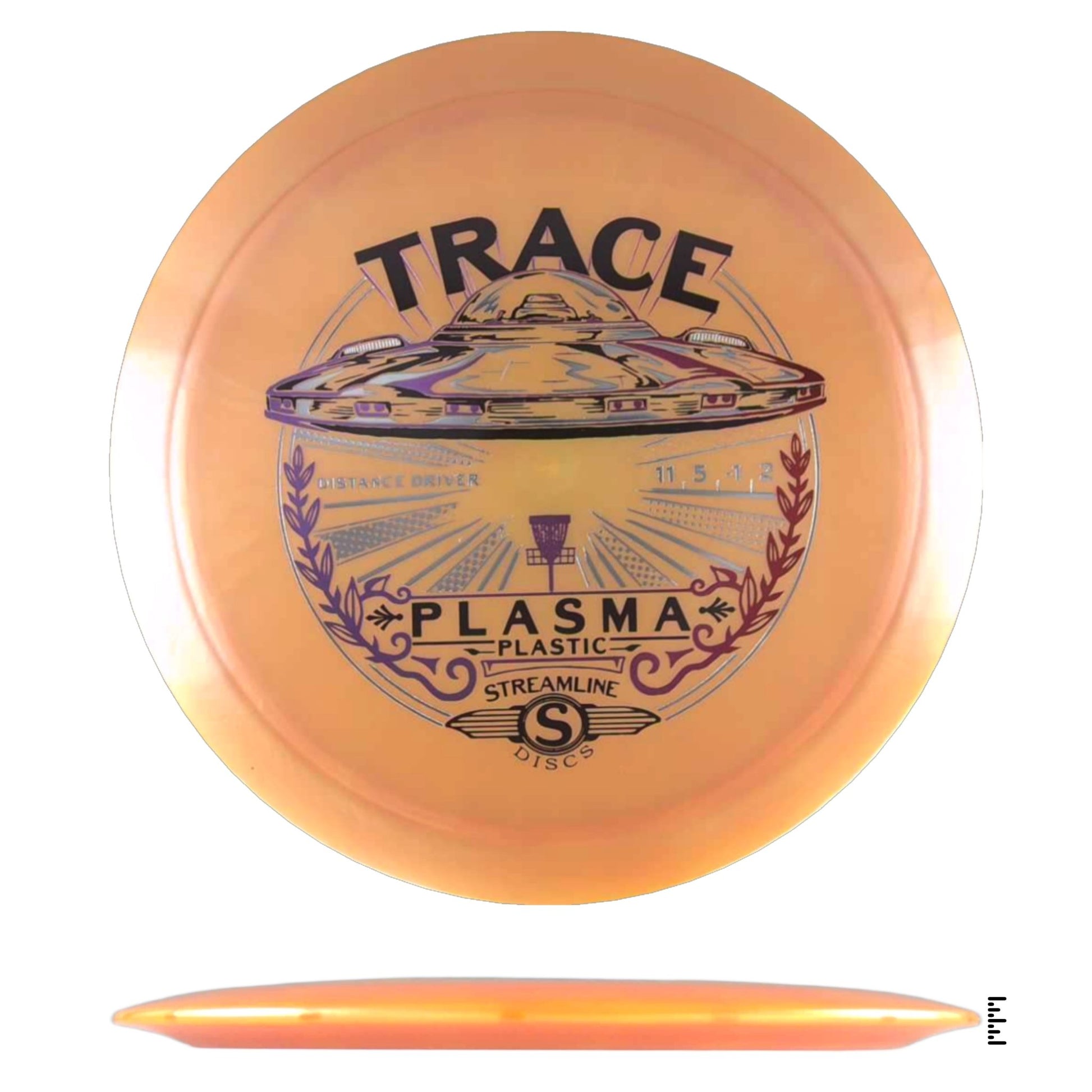 Streamline Discs Plasma Trace - Orange - Powergrip USA